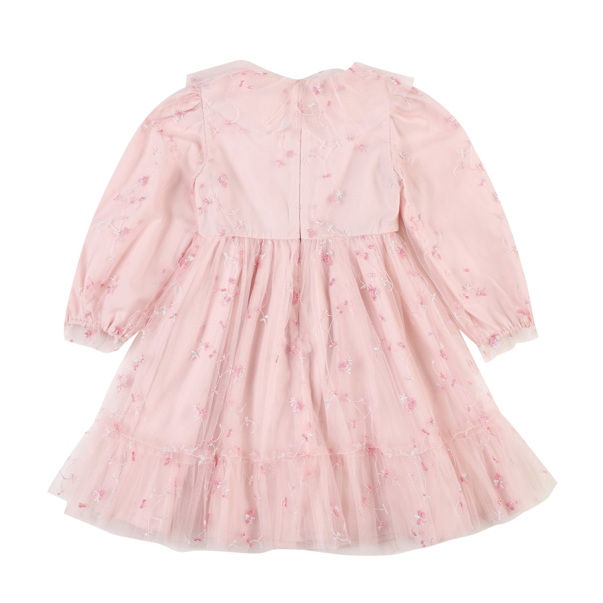 Alice Embroidery Tulle Dress-Dress - Kids-ToTo Heros-ToTo Heros l Premium Children's Clothing