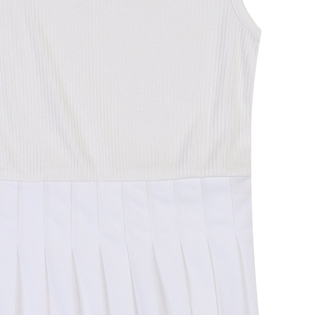 Aya Cropped Mesh T-Shirt & Pleated Tank Dress Set-Top & Skirt Set - Kids-ToTo Heros-
