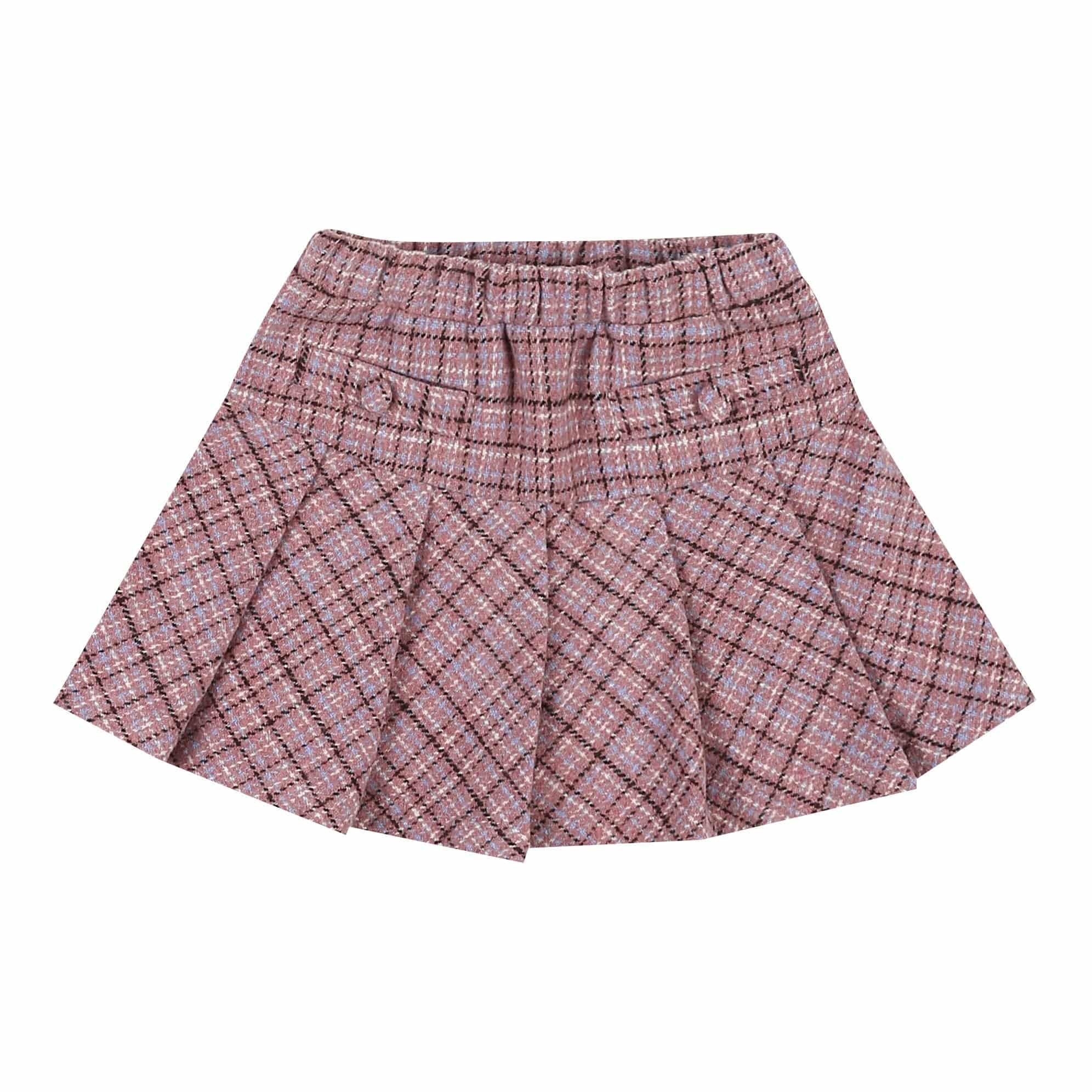 Bibi Checkered Skirt-Skirt - Kids-ToTo Heros-ToTo Heros l Premium Children's Clothing