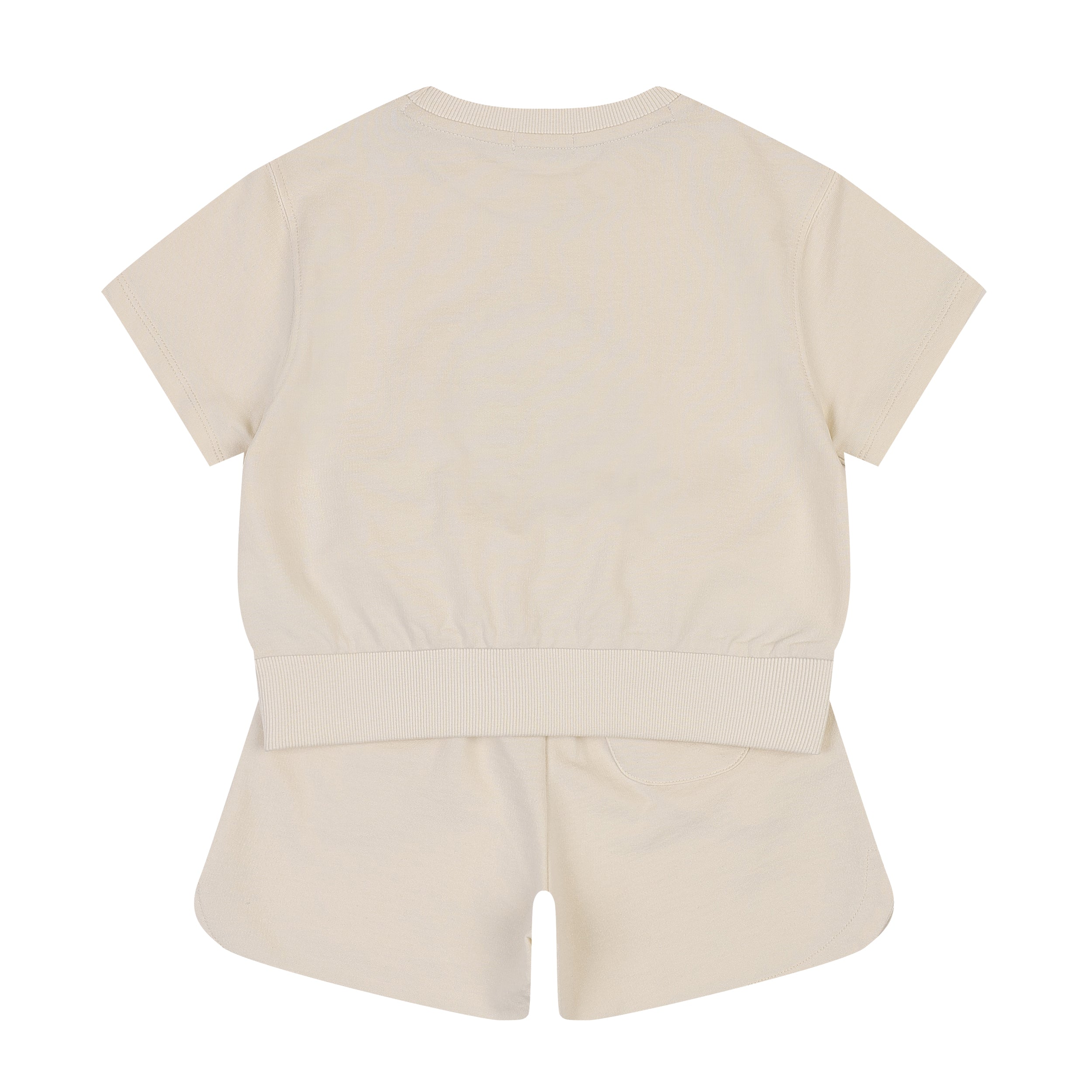 Bonnie Graphic Top & Curved Hem Shorts Set-Top & Skirt Set - Kids-ToTo Heros-