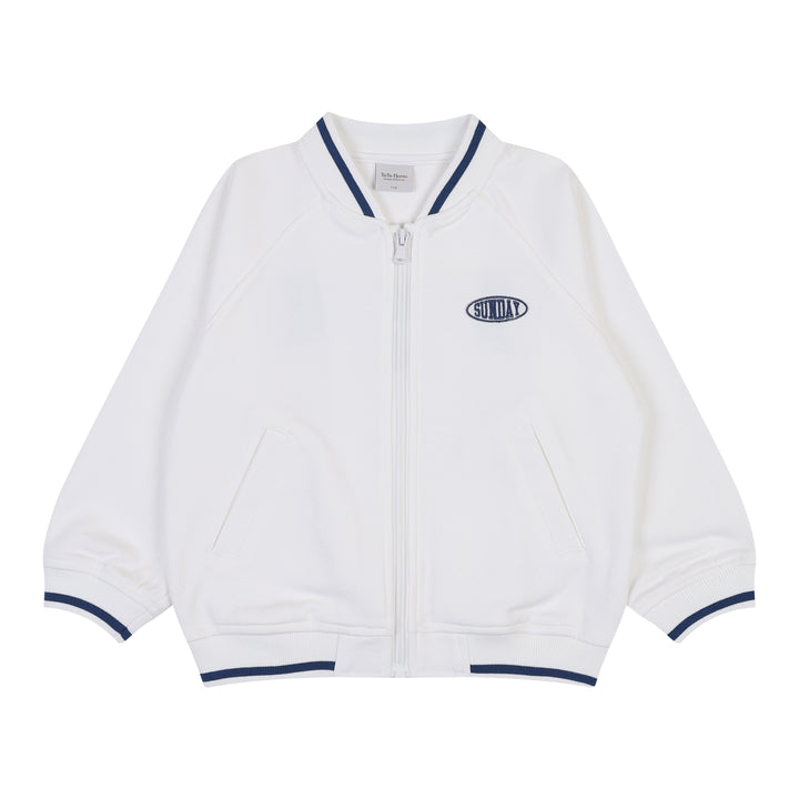 Brady Embroidery Bomber Jacket-Jacket - Kids-ToTo Heros-ToTo Heros l Premium Children's Clothing