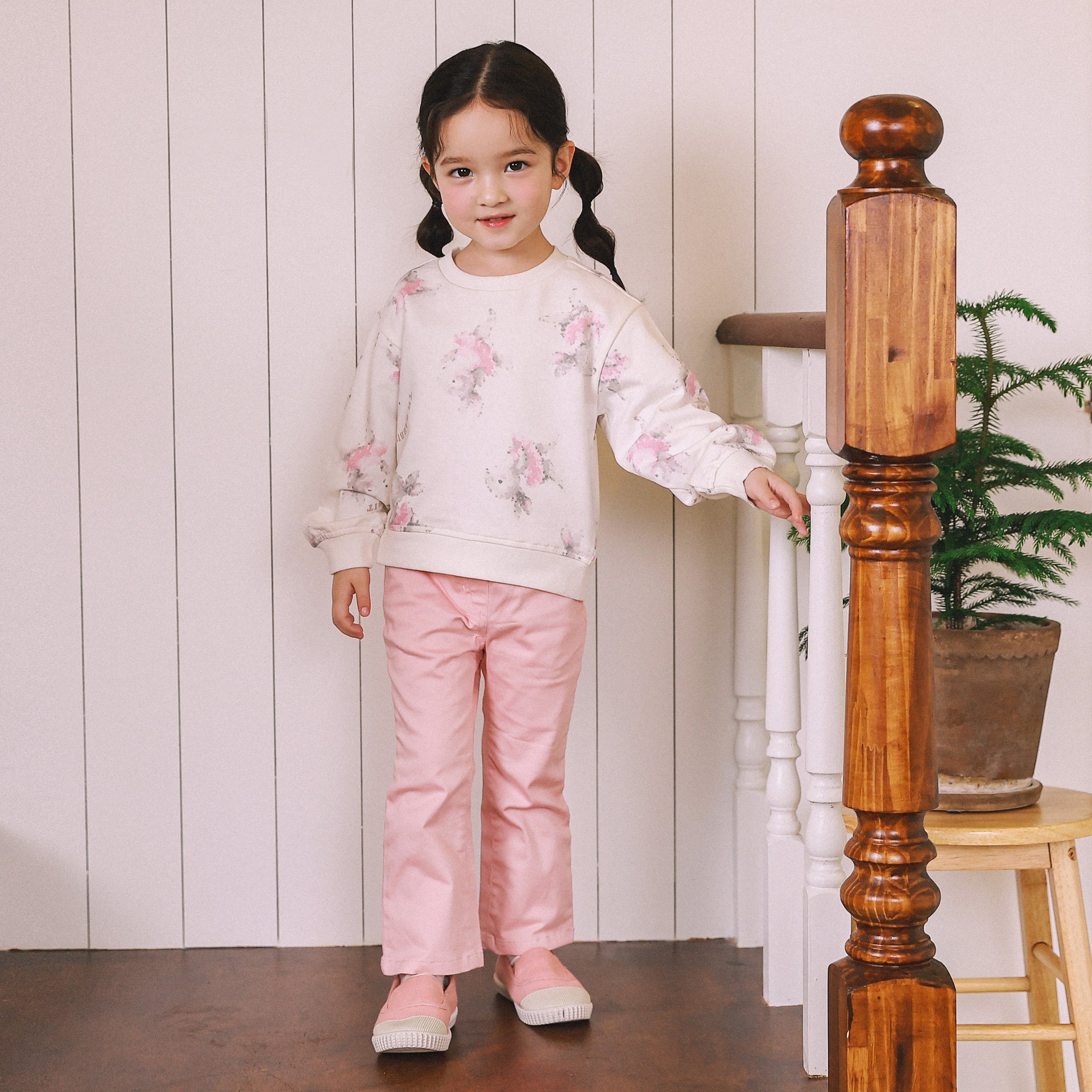Watercolor TH Rabbit Ballerina Sweatshirt