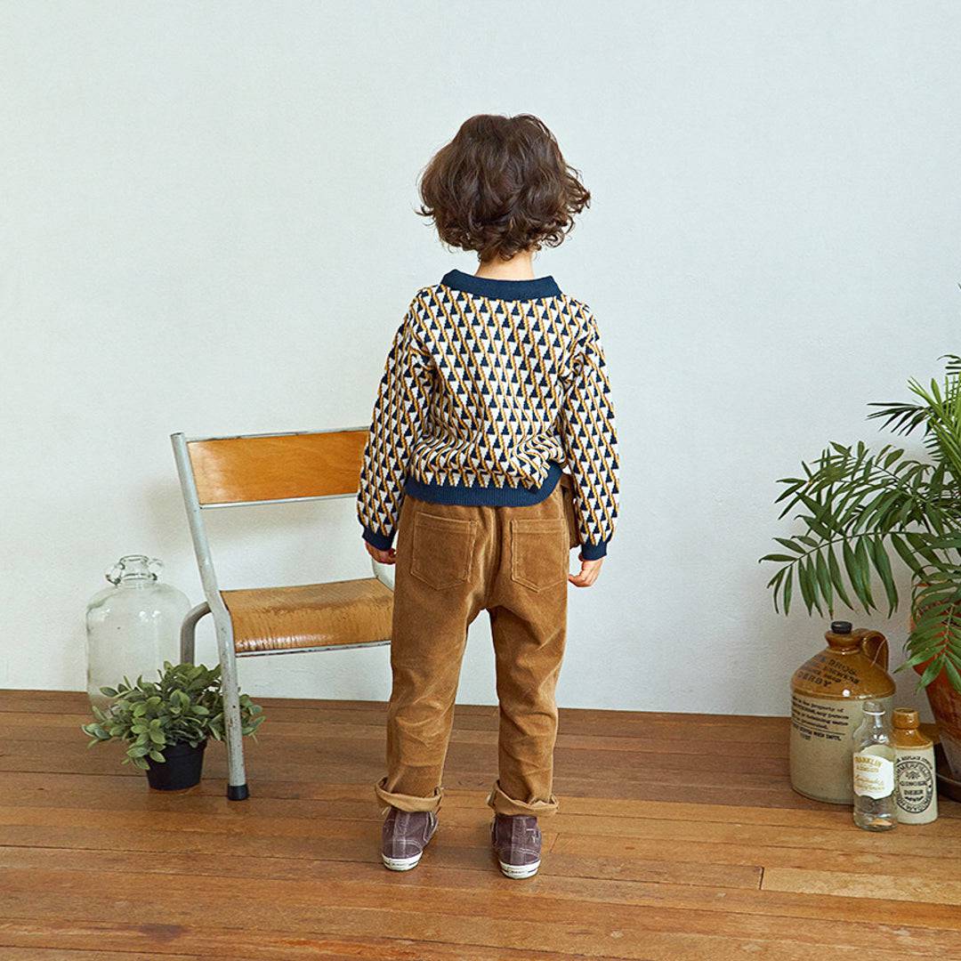 Charlee Corduroy Waist Pocket Pants-Pants - Kids-ToTo Heros-ToTo Heros l Premium Children's Clothing