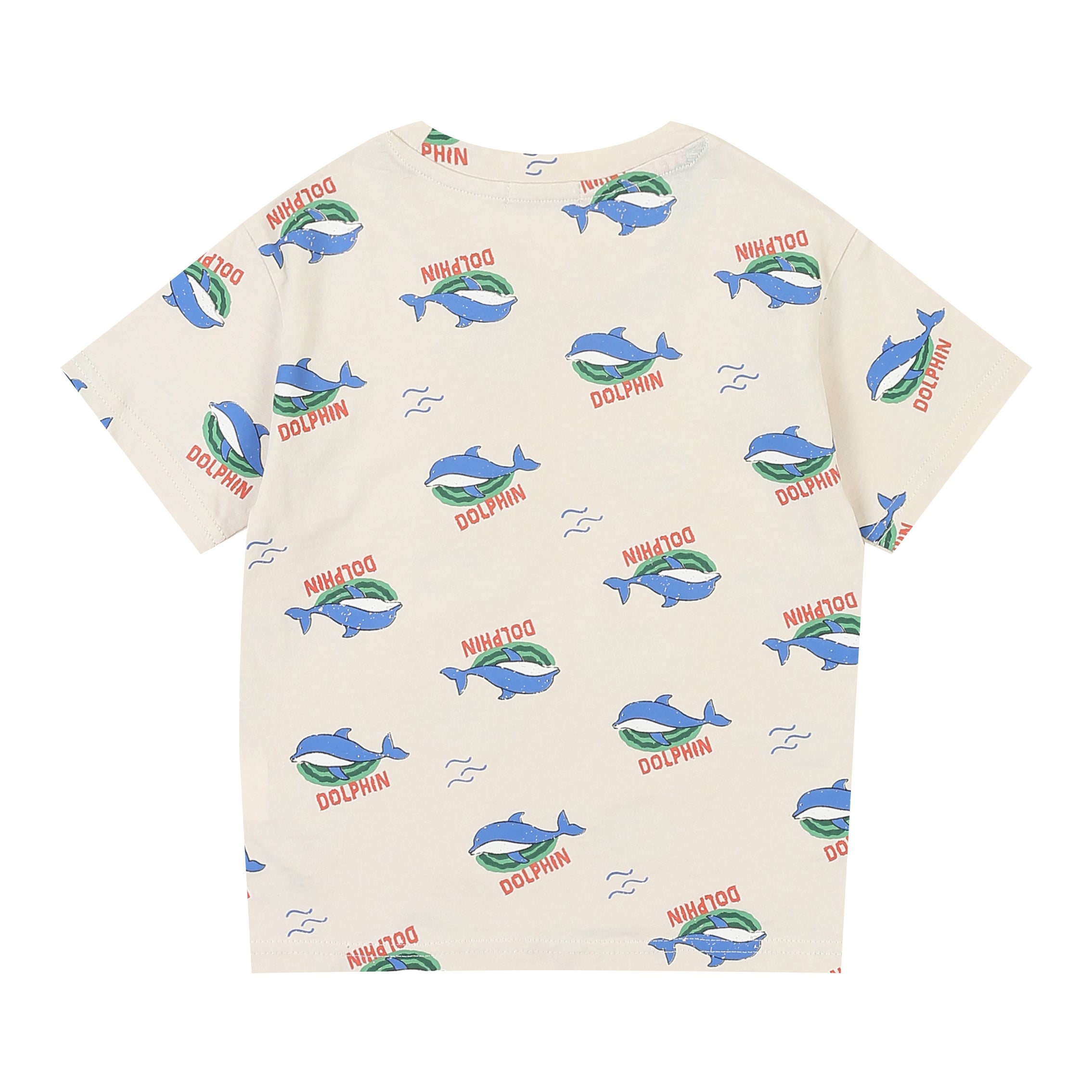 Dolphine Graphic Print Short Sleeve T-Shirt-T-Shirt - Kids-ToTo Heros-