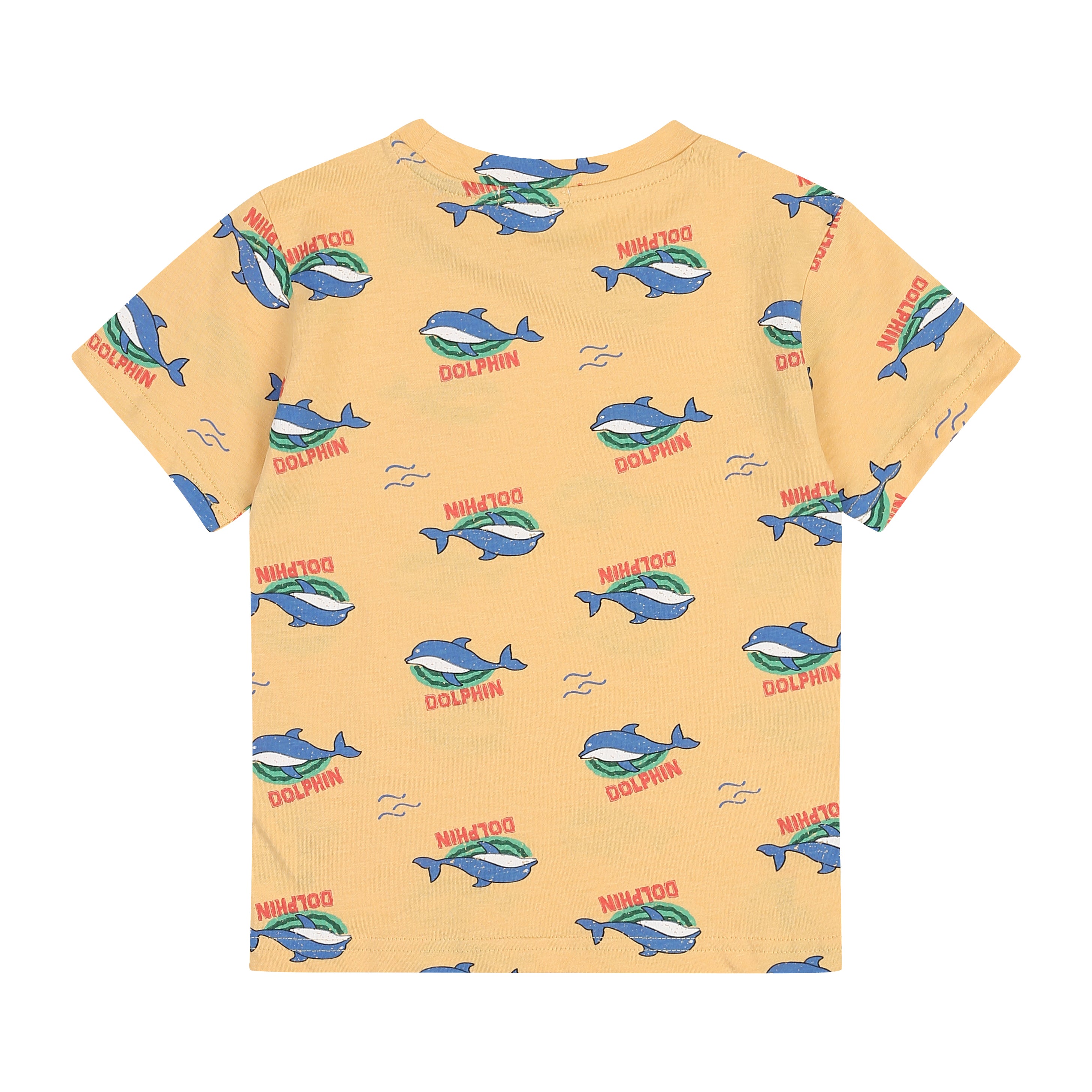 Dolphine Graphic Print Short Sleeve T-Shirt-T-Shirt - Kids-ToTo Heros-