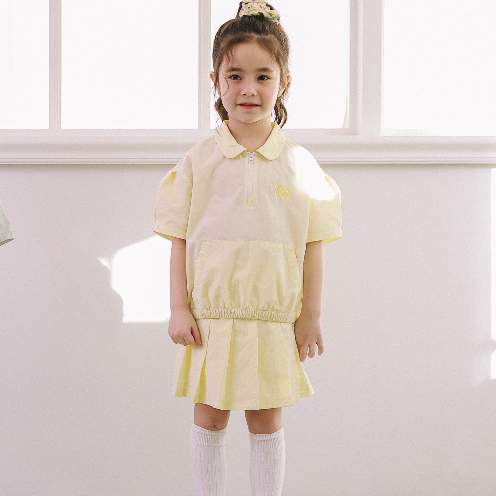 Elodie Active Collared Top & Skirt Shorts Set-Top & Skirt Set - Kids-ToTo Heros-