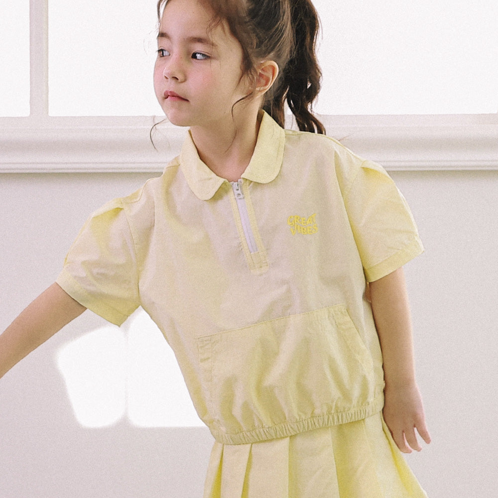 Elodie Active Collared Top & Skirt Shorts Set-Top & Skirt Set - Kids-ToTo Heros-