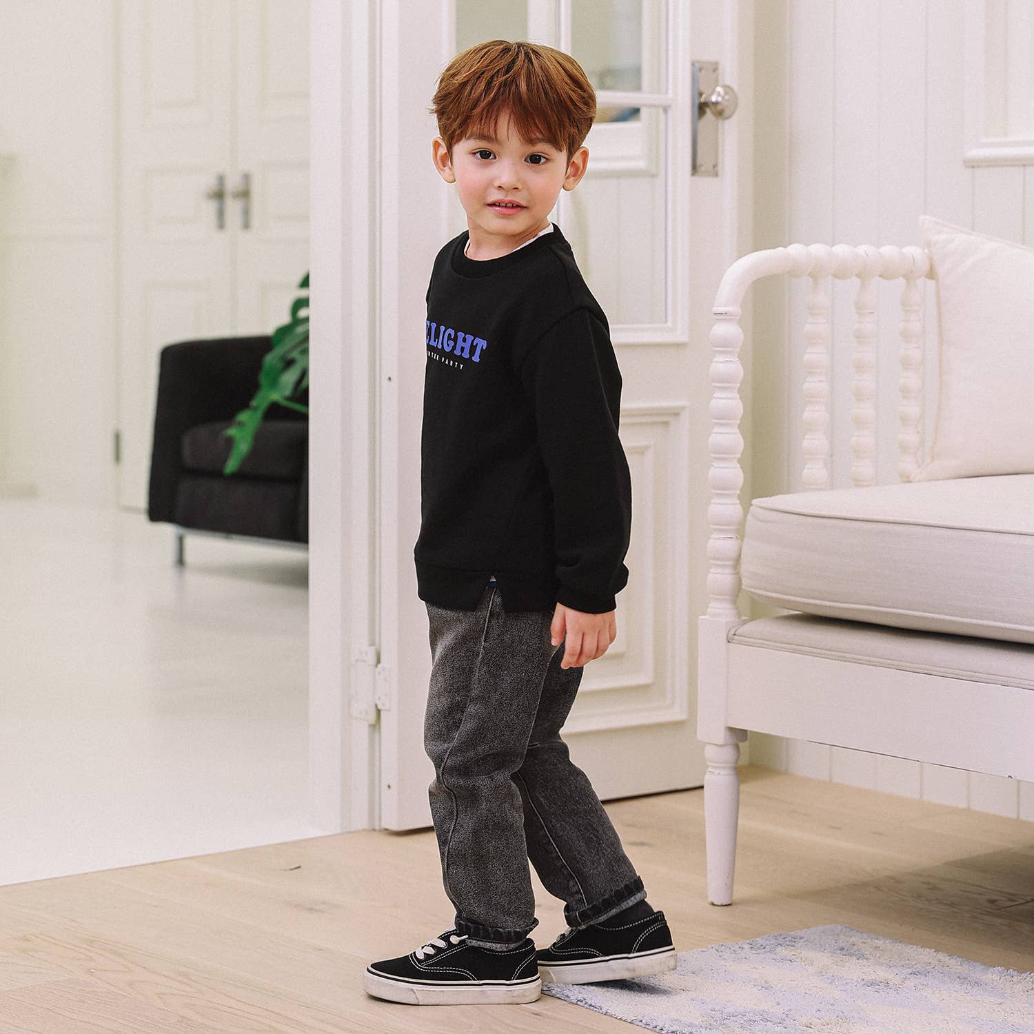 Ever Baggy Fit Fleece Denim Pants-Jeans - Kids-ToTo Heros-ToTo Heros l Premium Children's Clothing