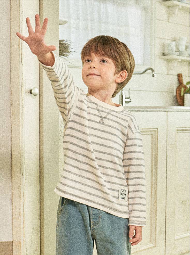 Everyday Striped T-Shirt-T-Shirt - Kids-ToTo Heros-ToTo Heros l Premium Children's Clothing