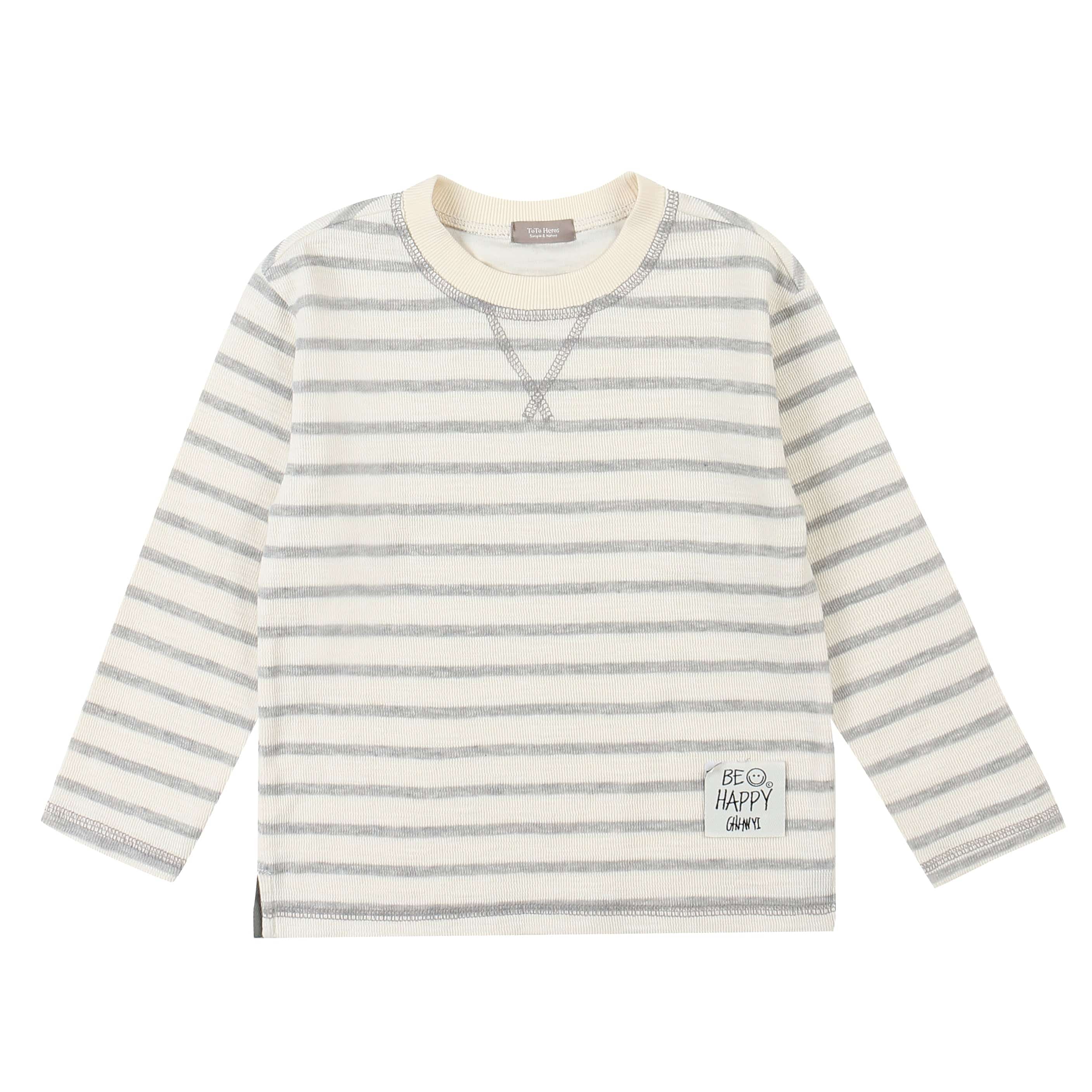 Everyday Striped T-Shirt-T-Shirt - Kids-ToTo Heros-ToTo Heros l Premium Children's Clothing