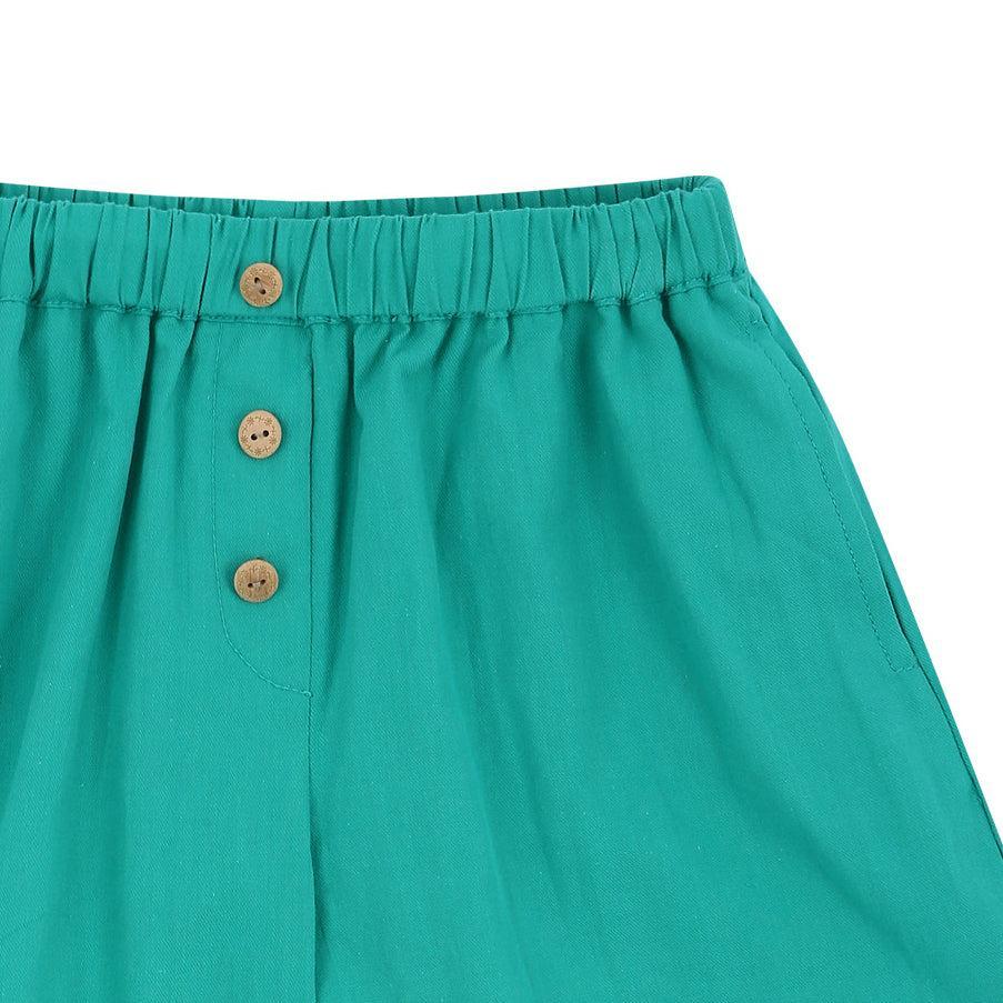 Forest Button Front Pull-On Shorts-Shorts - Kids-ToTo Heros-