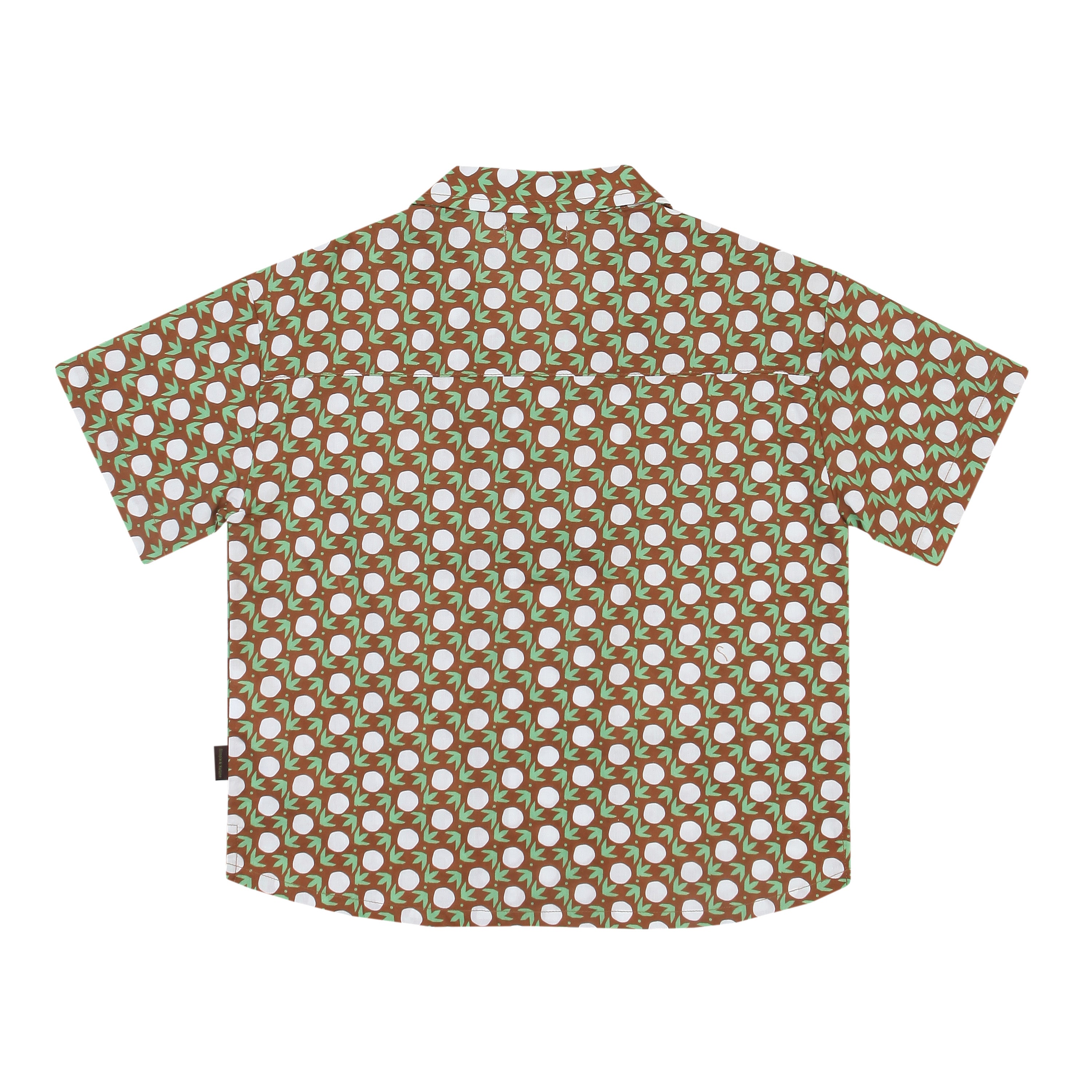 Forest Graphic Pattern Button Down Short Sleeve Shirt-Button Down Shirt - Kids-ToTo Heros-
