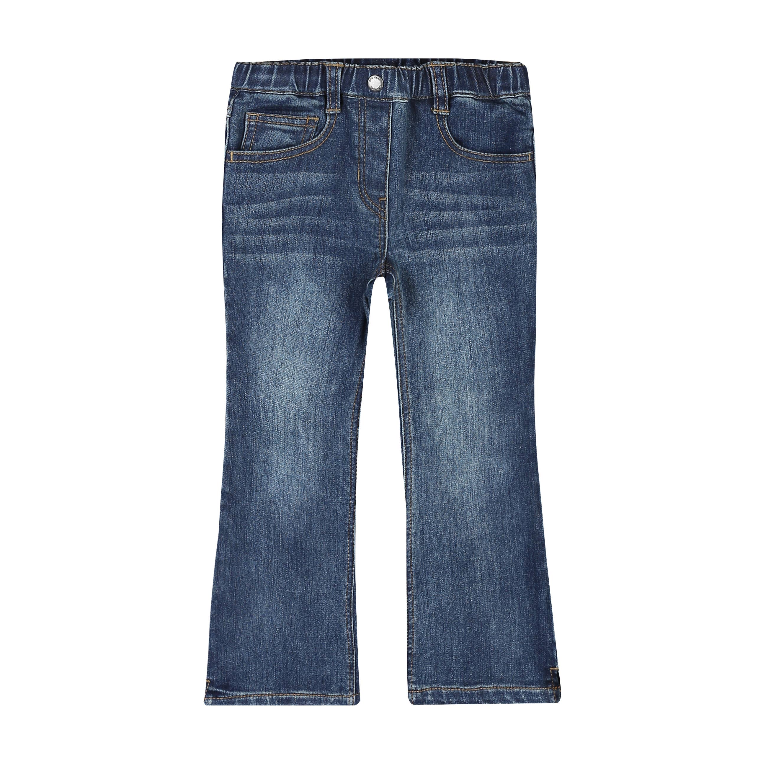 Gisele Boot Cut Fleeced Denim Pants-Jeans - Kids-ToTo Heros-ToTo Heros l Premium Children's Clothing