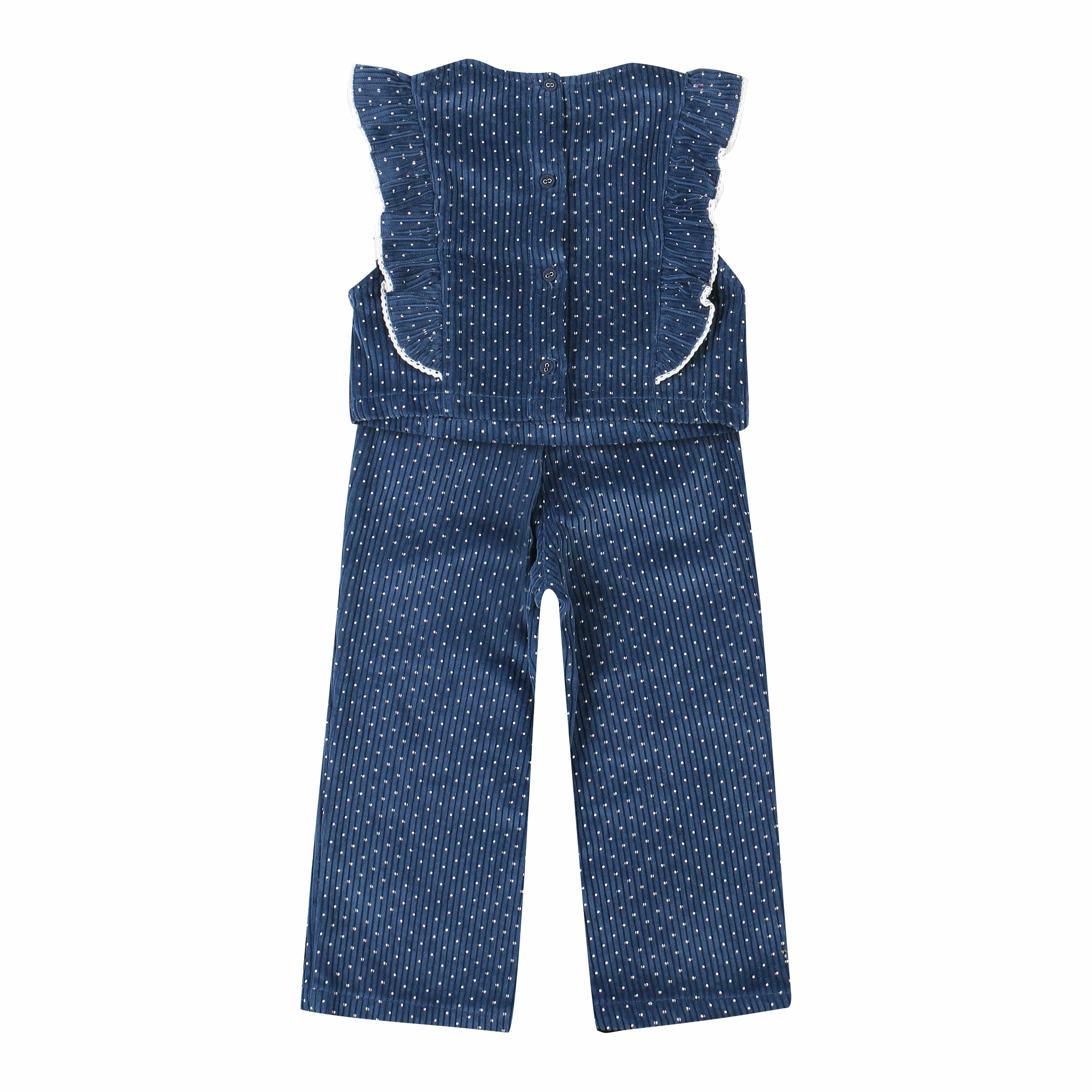 Hanni Corduroy Vest Top & Pants Set-Top & Pant Set - Kids-ToTo Heros-ToTo Heros l Premium Children's Clothing