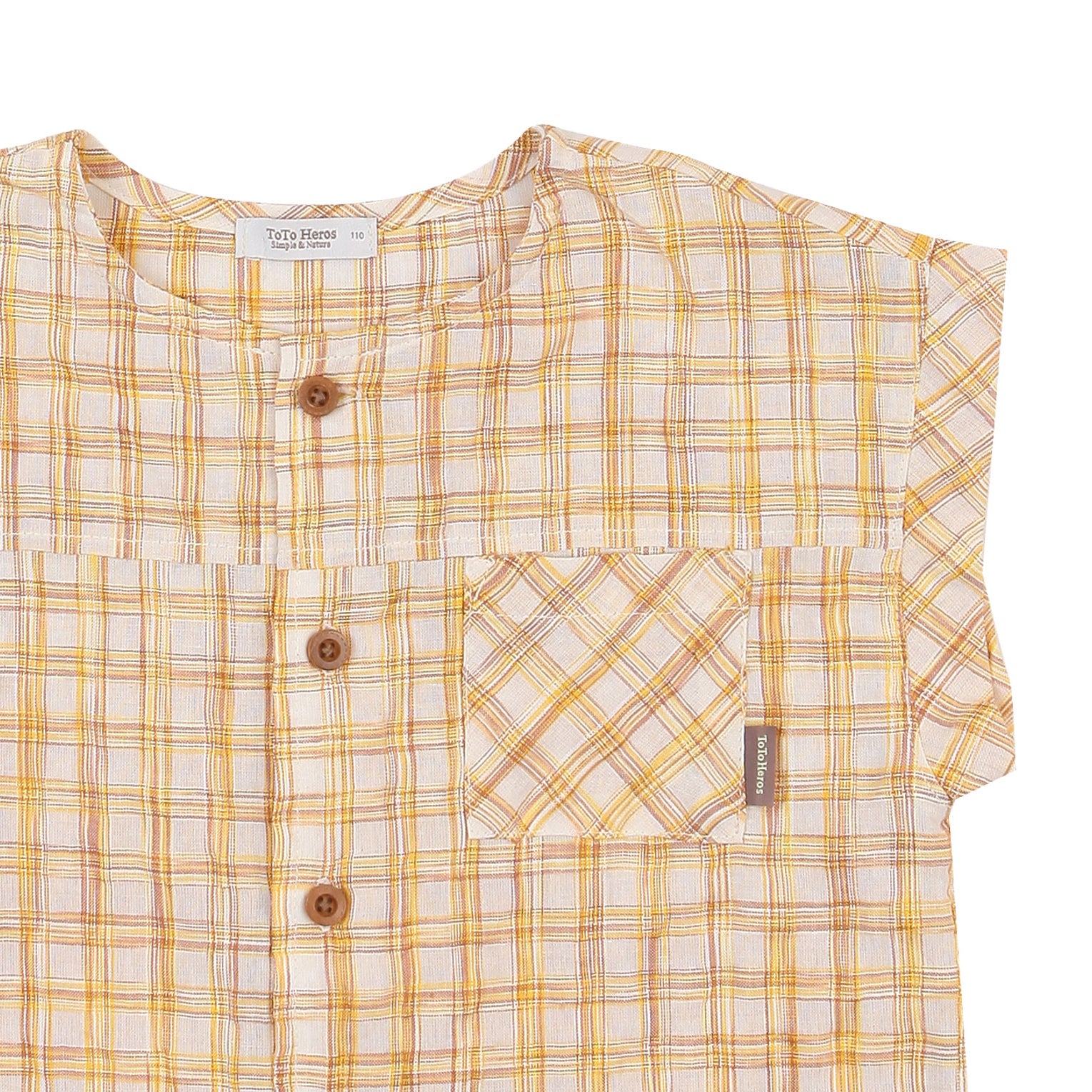 Holland Textured-Checkered Sleeveless Top & Shorts Set-Top & Skirt Set - Kids-ToTo Heros-