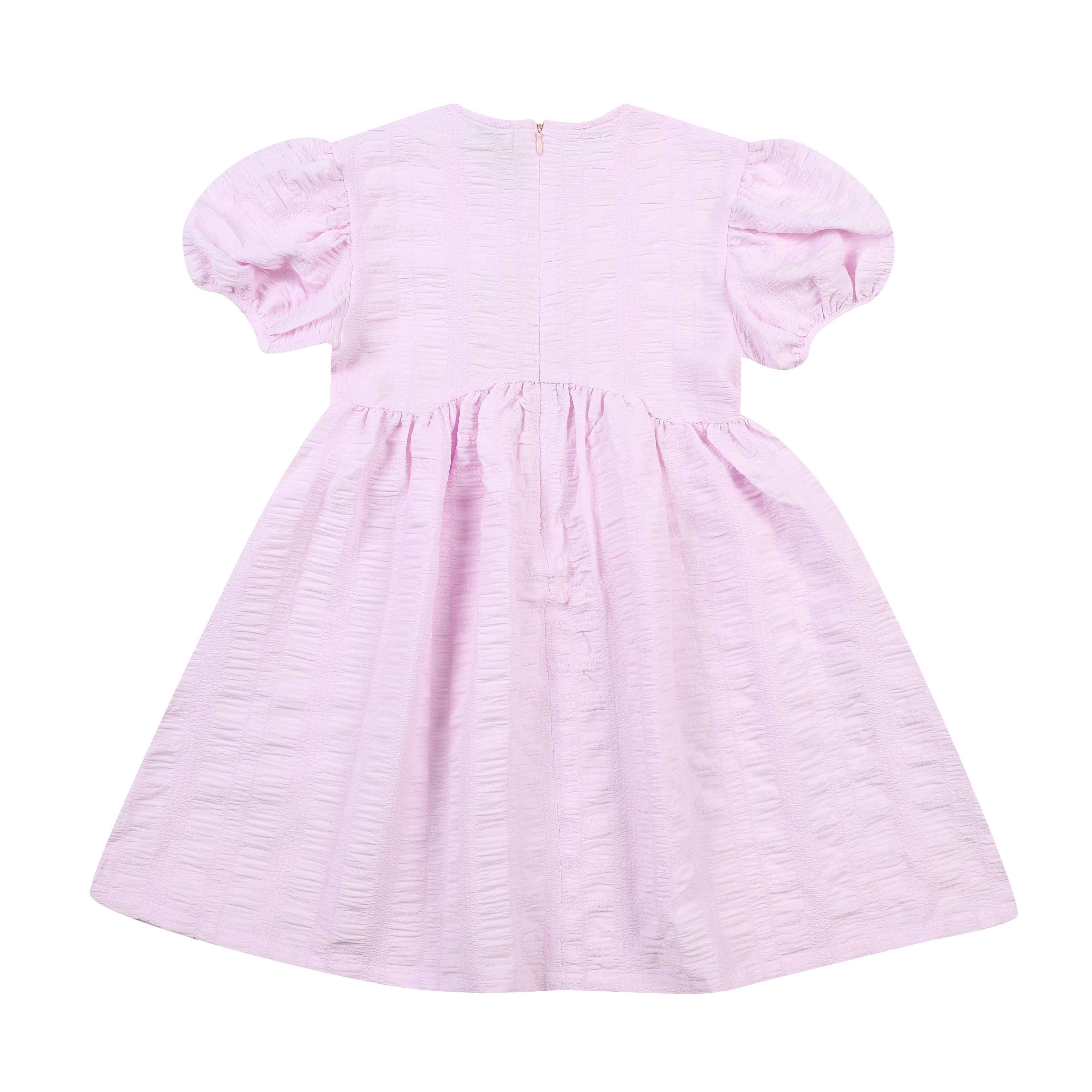 Holly Balloon Sleeve Summer Vacation Dress-Dress - Kids-ToTo Heros-