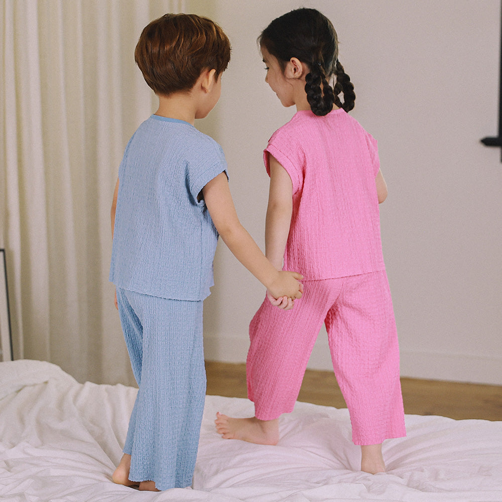 Iris Pleated Tank Top & Pants Set-Top & Skirt Set - Kids-ToTo Heros-