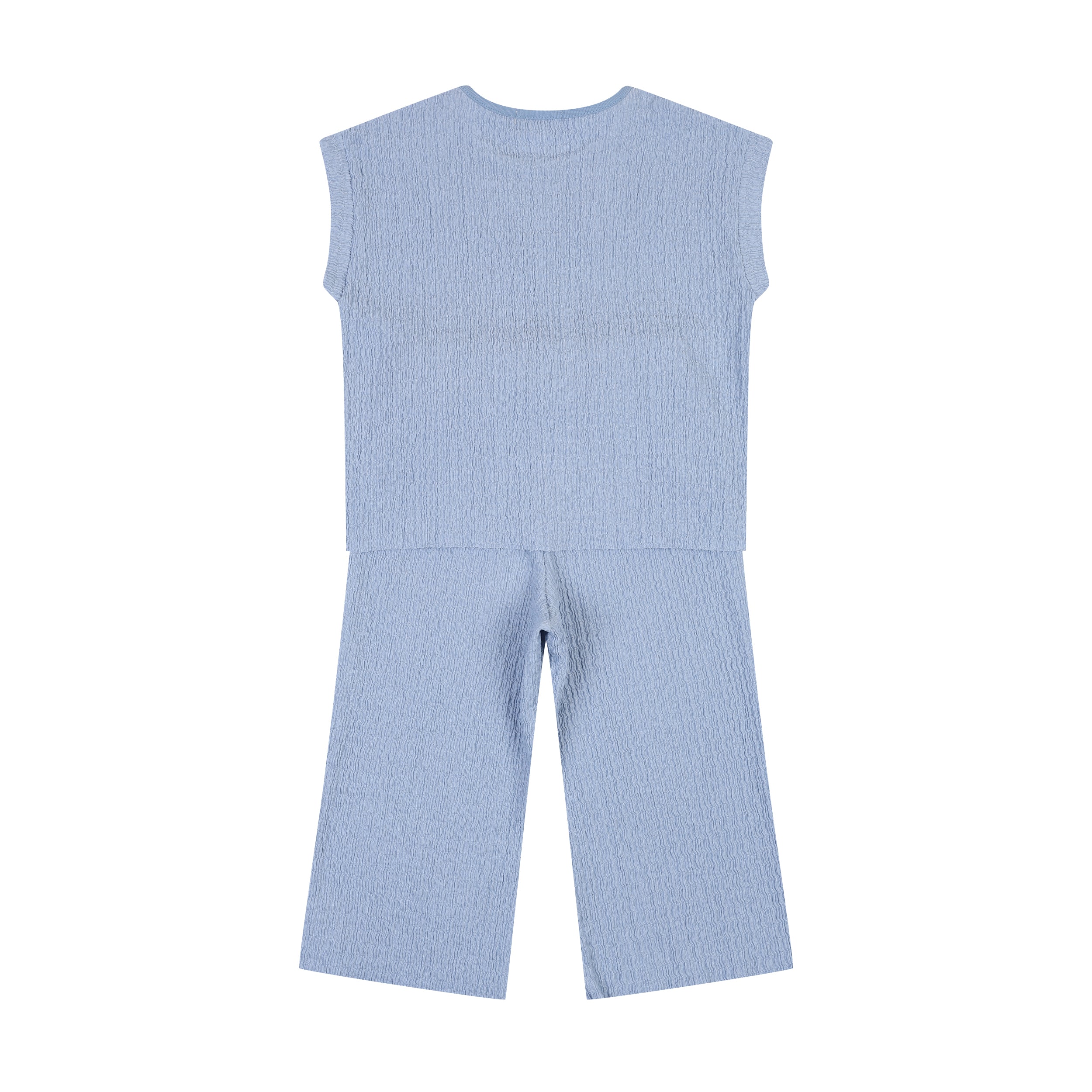 Iris Pleated Tank Top & Pants Set-Top & Skirt Set - Kids-ToTo Heros-