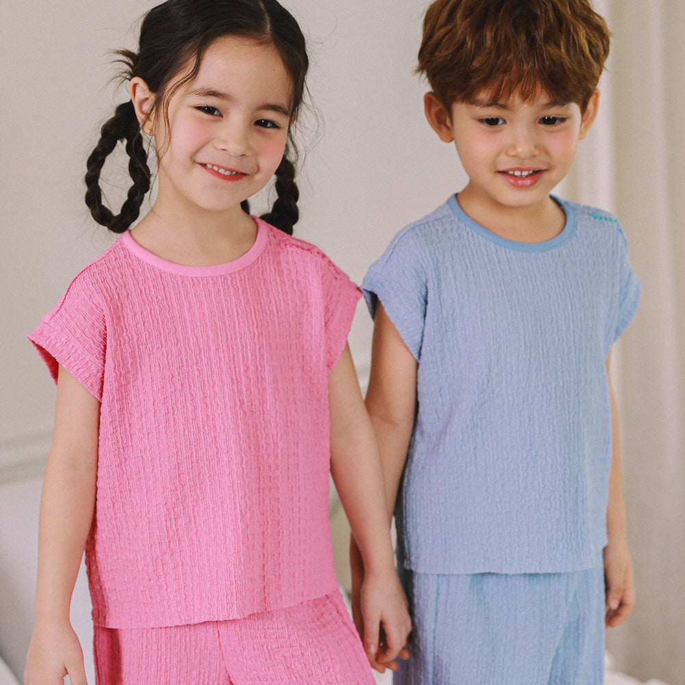 Iris Pleated Tank Top & Pants Set-Top & Skirt Set - Kids-ToTo Heros-