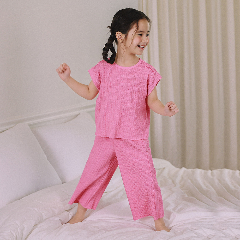 Iris Pleated Tank Top & Pants Set-Top & Skirt Set - Kids-ToTo Heros-