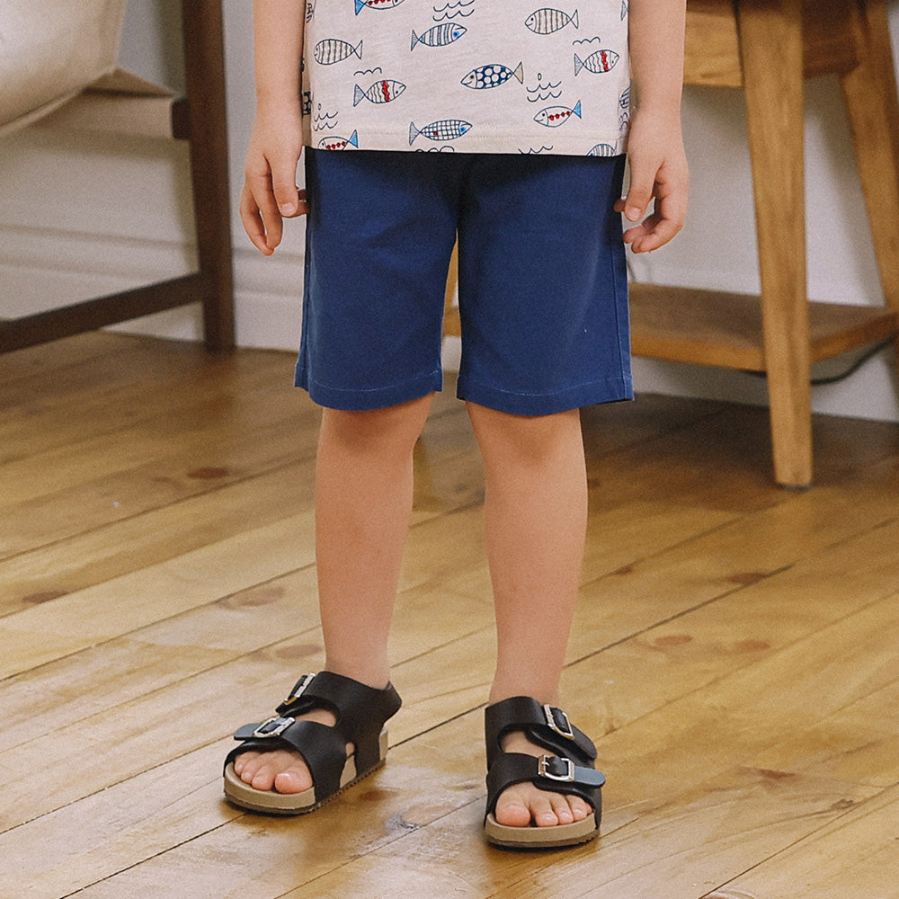 Jess Straight Fit Linen Blend Bermuda Pull-On Shorts-Pants - Kids-ToTo Heros-