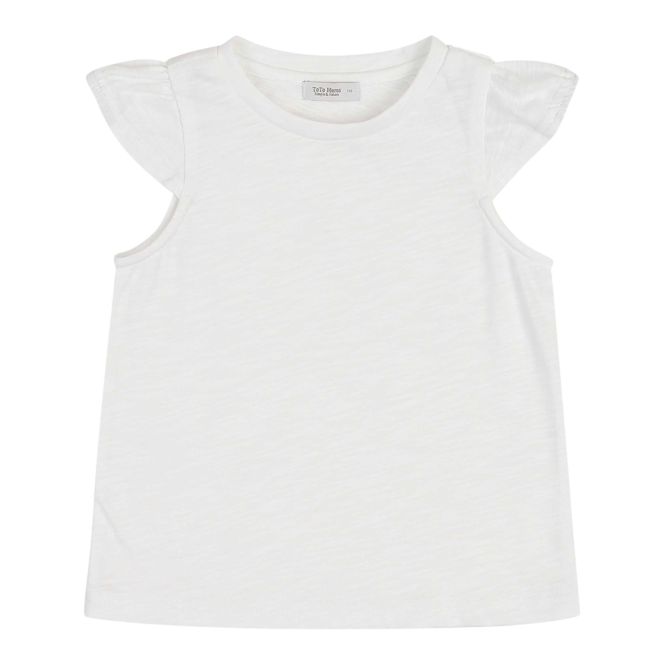 Jessi Summer Graphic Print Angel Sleeve T-Shirt Layer 2-in-1 Cami Dress-Dress - Kids-ToTo Heros-