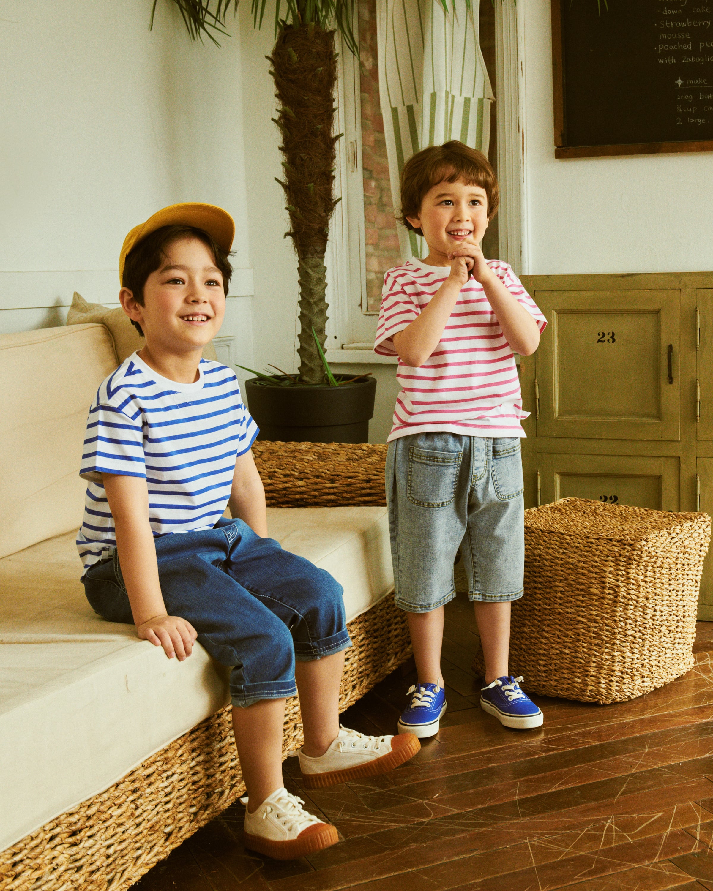 Kent Stretchy Pull-On Baggy-Fit Front-Pocket Denim Shorts-Jeans - Kids-ToTo Heros-