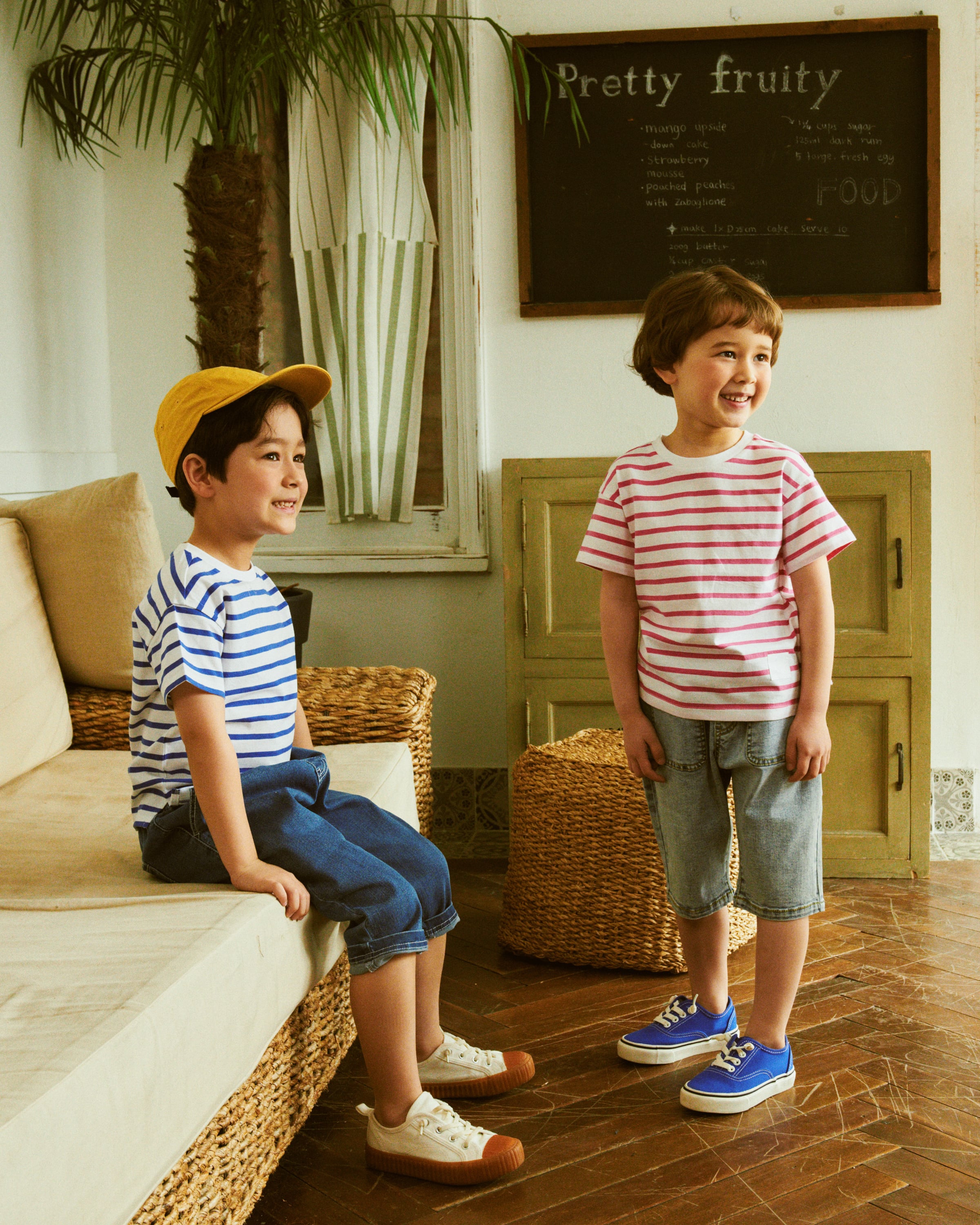 Kent Stretchy Pull-On Baggy-Fit Front-Pocket Denim Shorts-Jeans - Kids-ToTo Heros-