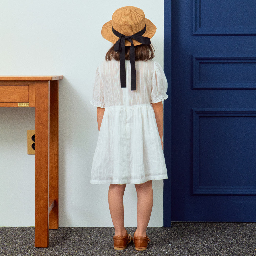 Liah Balloon Sleeve Summer Vacation Dress-Dress - Kids-ToTo Heros-