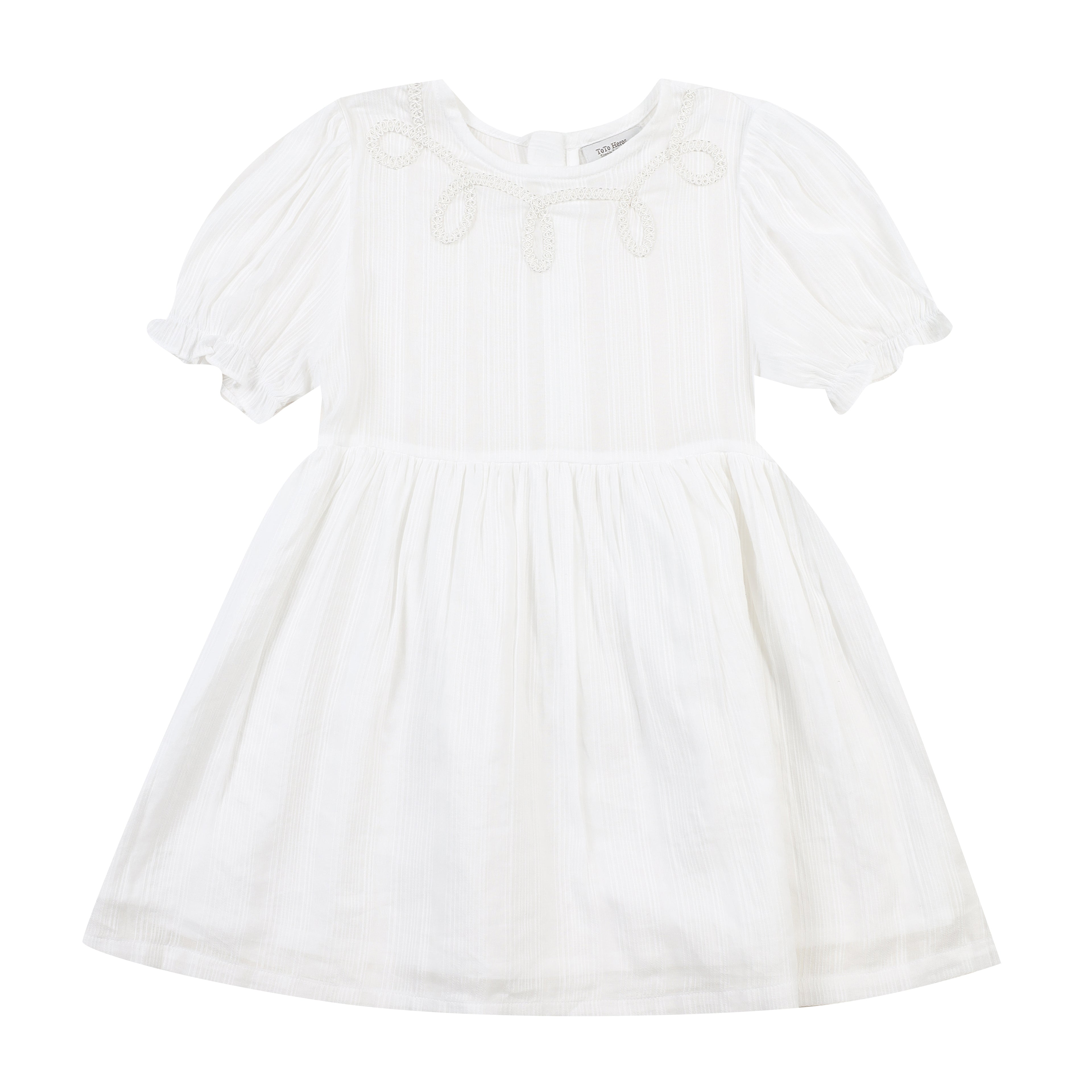 Liah Balloon Sleeve Summer Vacation Dress-Dress - Kids-ToTo Heros-