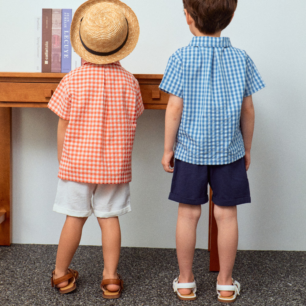 Lou Roll-Up Hem Pull-On Summer Shorts-Shorts - Kids-ToTo Heros-