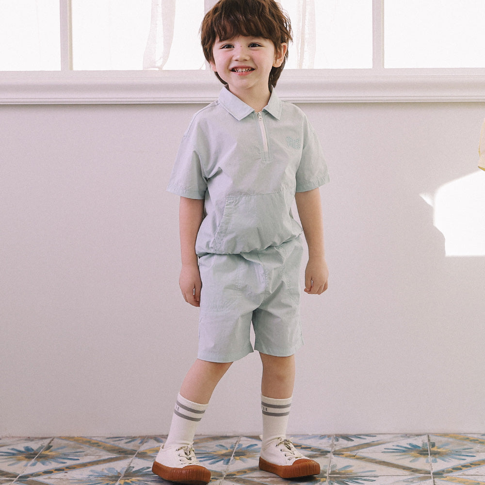 Luke Active Collared Top & Shorts Set-Top & Skirt Set - Kids-ToTo Heros-