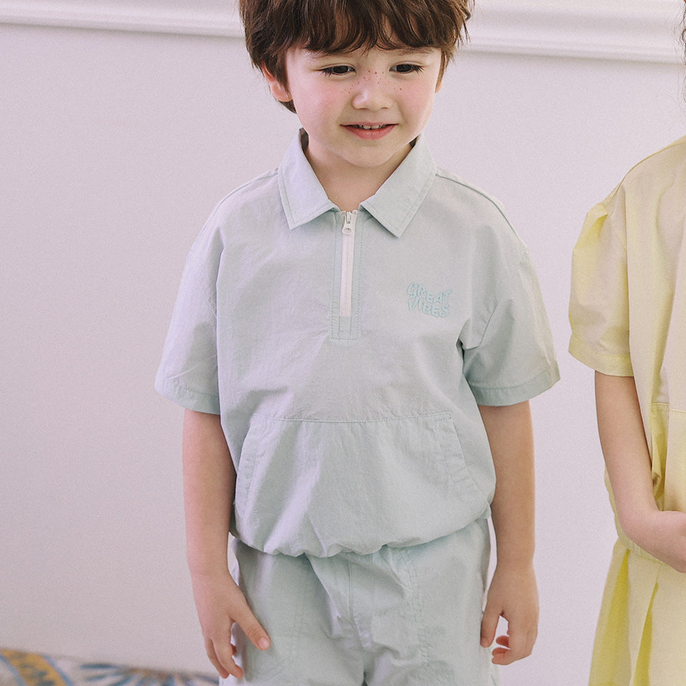 Luke Active Collared Top & Shorts Set-Top & Skirt Set - Kids-ToTo Heros-