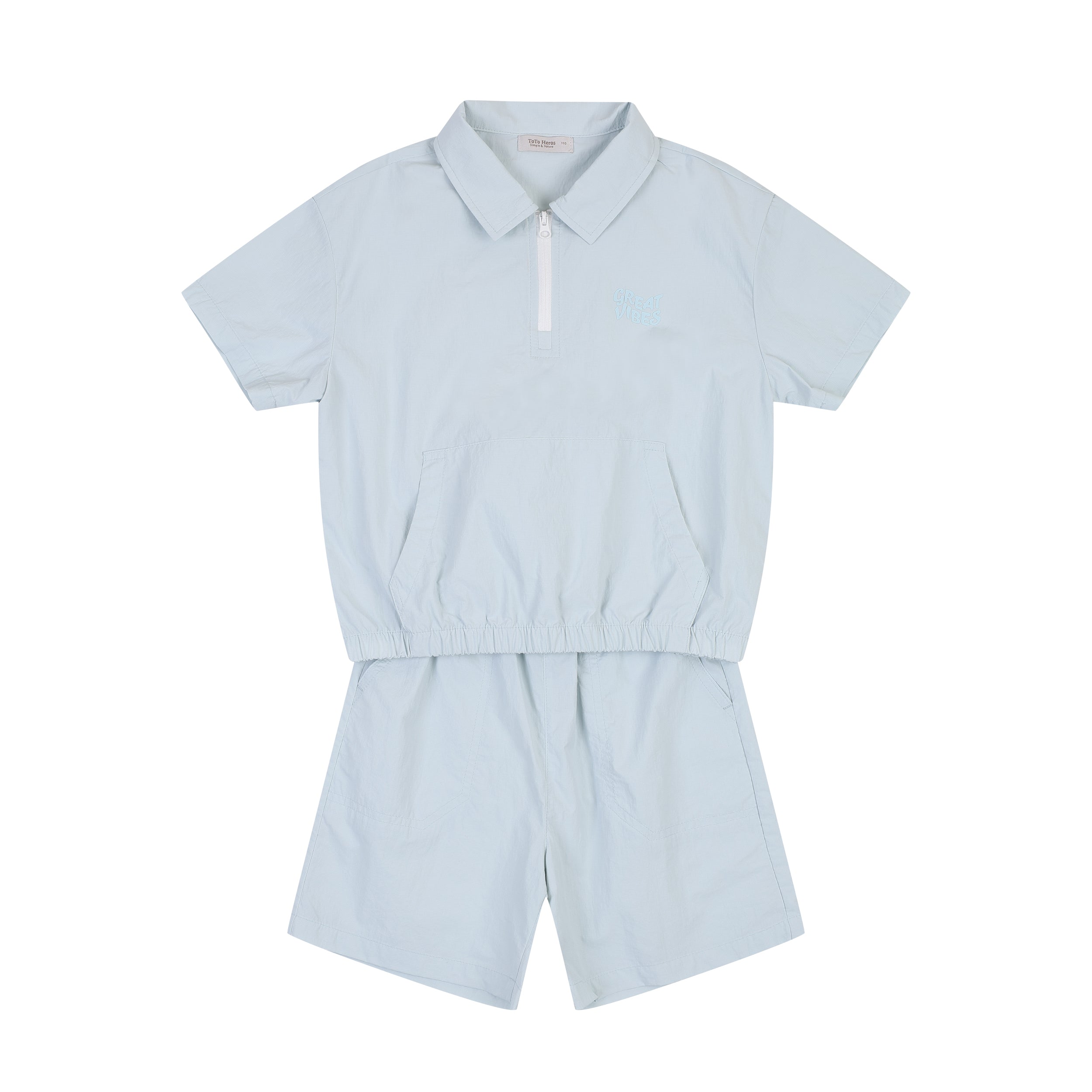 Luke Active Collared Top & Shorts Set-Top & Skirt Set - Kids-ToTo Heros-