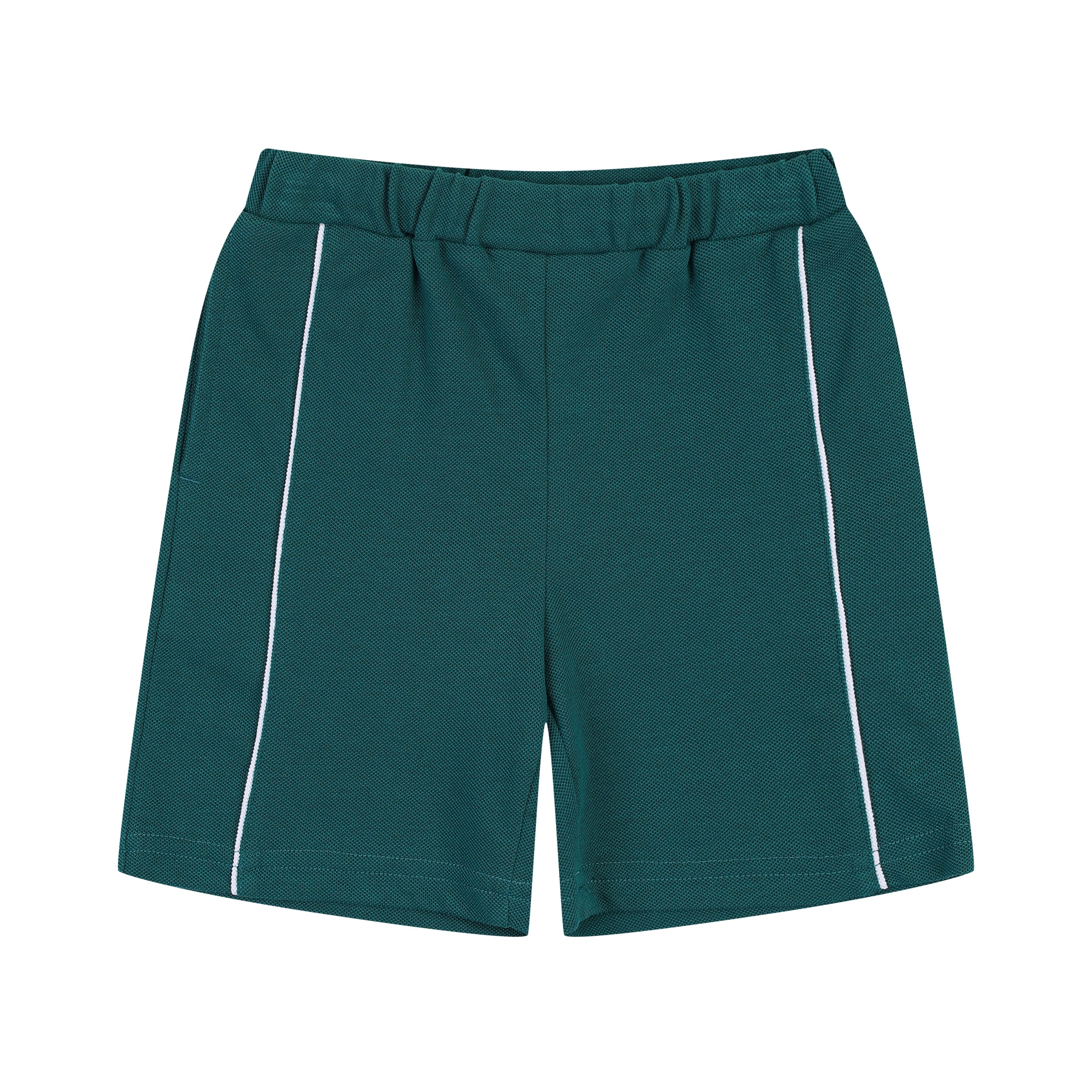 Max Piqué Polo Shirt & Side Stripe Shorts Set-Top & Skirt Set - Kids-ToTo Heros-