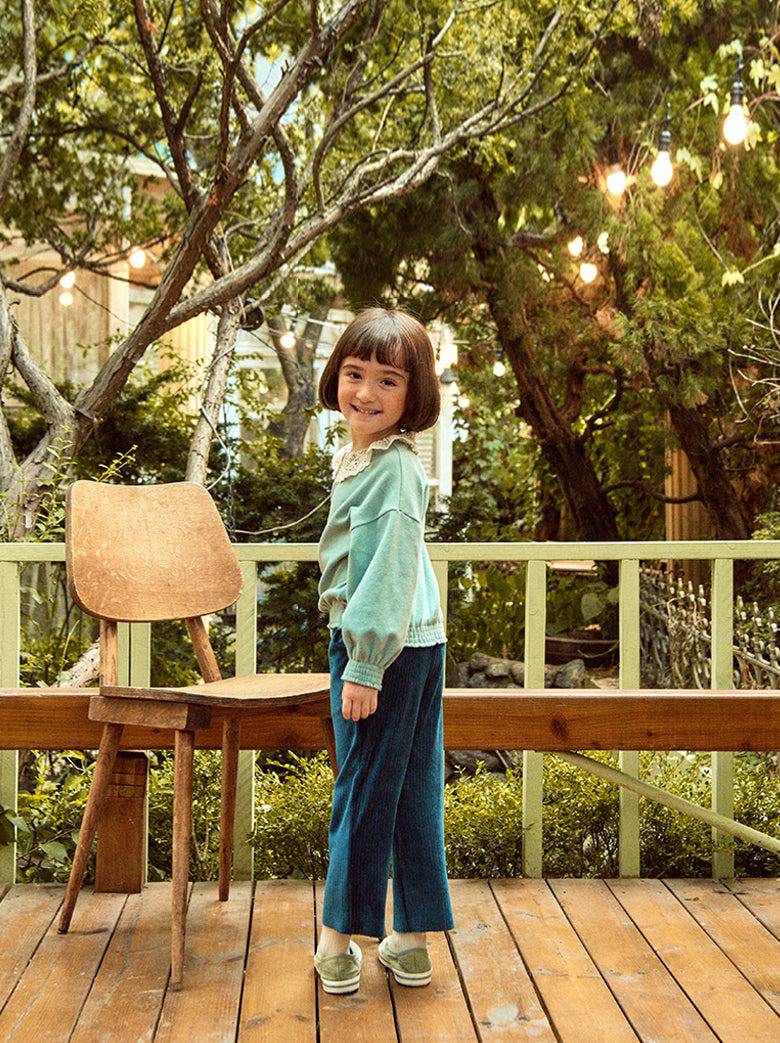 Mimi Velvet Corduroy Ribbed Pants-Pants - Kids-ToTo Heros-ToTo Heros l Premium Children's Clothing