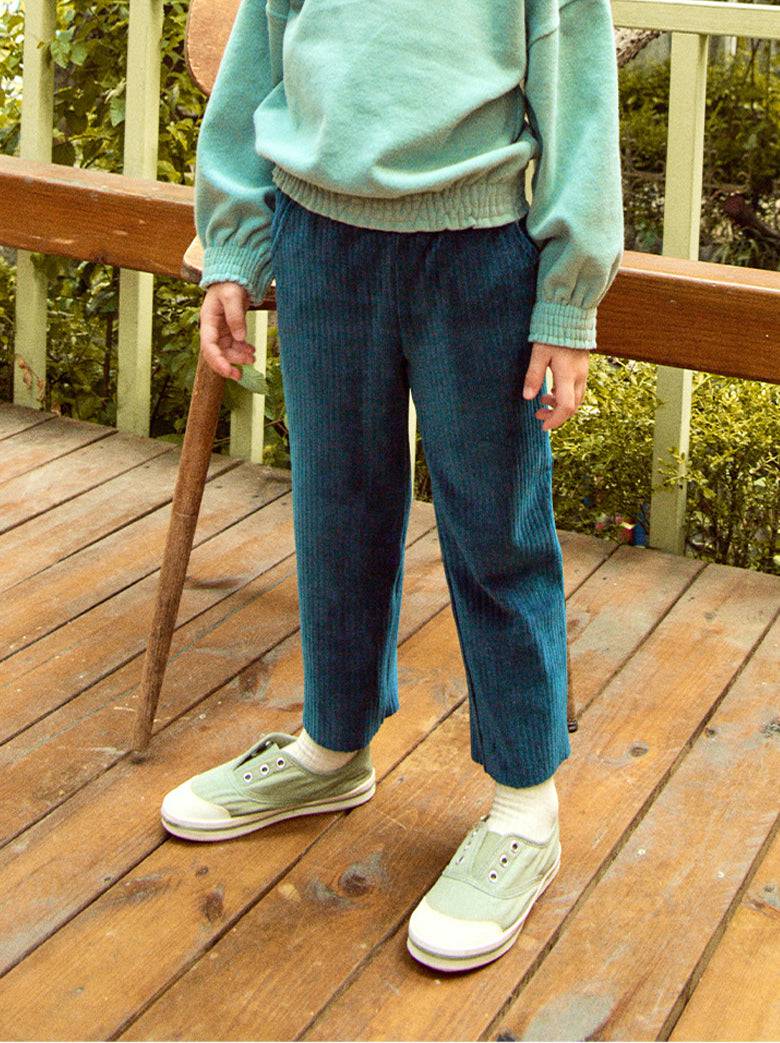 Mimi Velvet Corduroy Ribbed Pants-Pants - Kids-ToTo Heros-ToTo Heros l Premium Children's Clothing