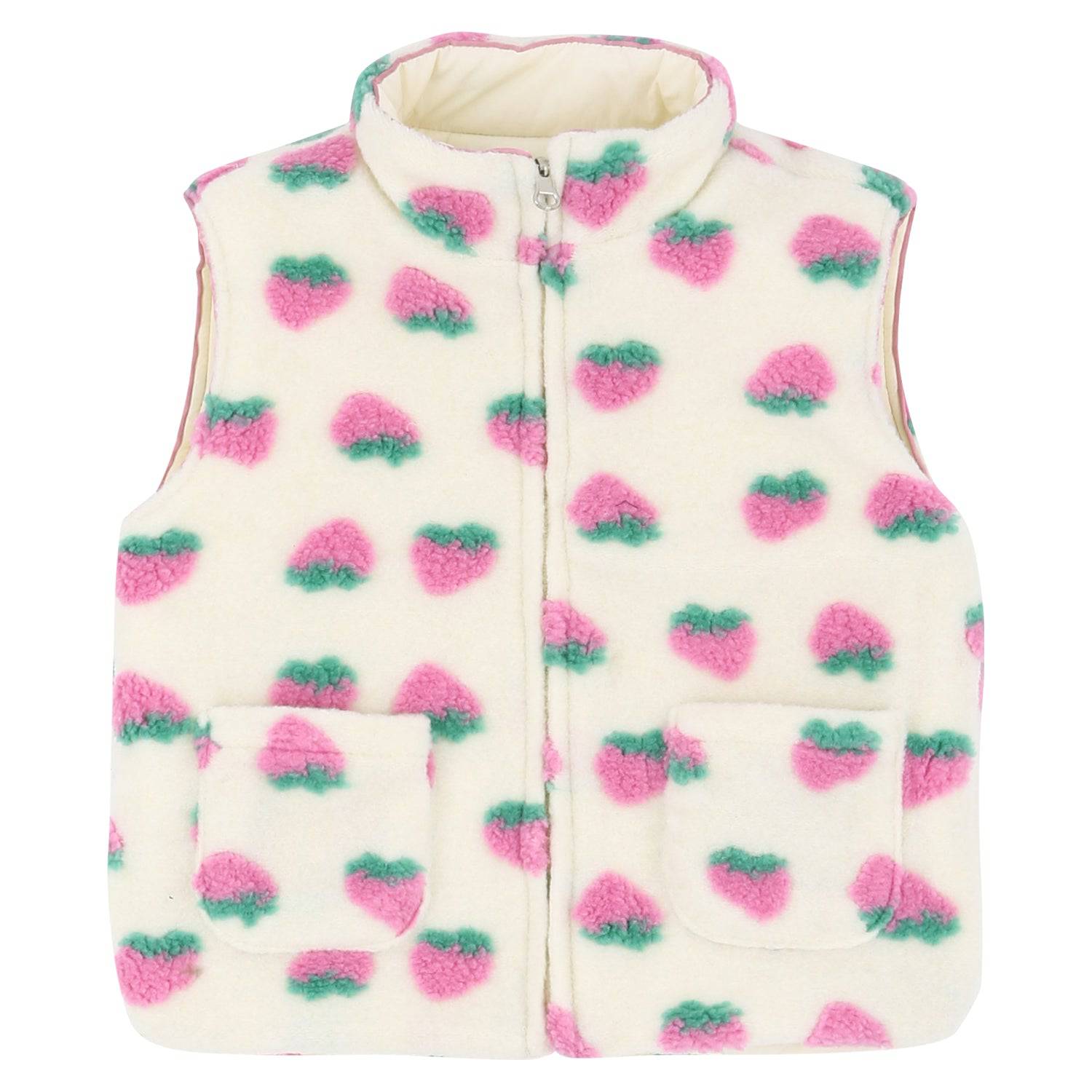 New Lottie Quilted & Fleeced Reversible Vest-Outerwear Vest - Kids-ToTo Heros-ToTo Heros l Premium Children's Clothing