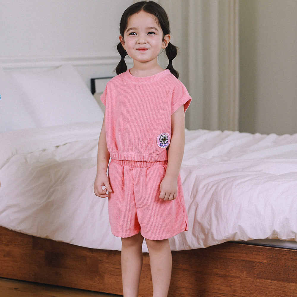 Ocean Terrycloth Tank Top & Shorts Set-Top & Skirt Set - Kids-ToTo Heros-