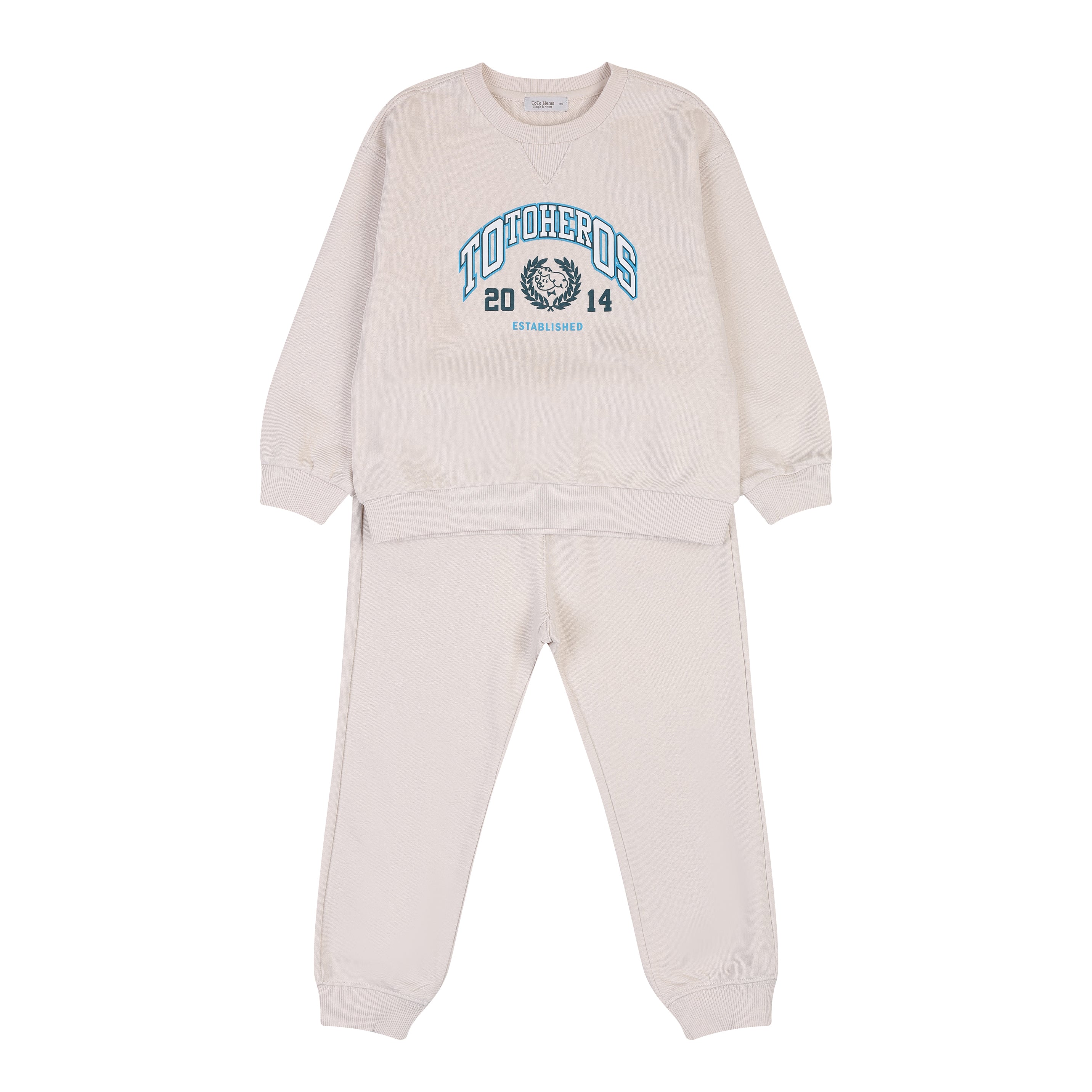 Oliver Sweatshirt & Sweatpants Set-Top & Pant Set - Kids-ToTo Heros-Cream-XXS-ToTo Heros l Premium Children's Clothing