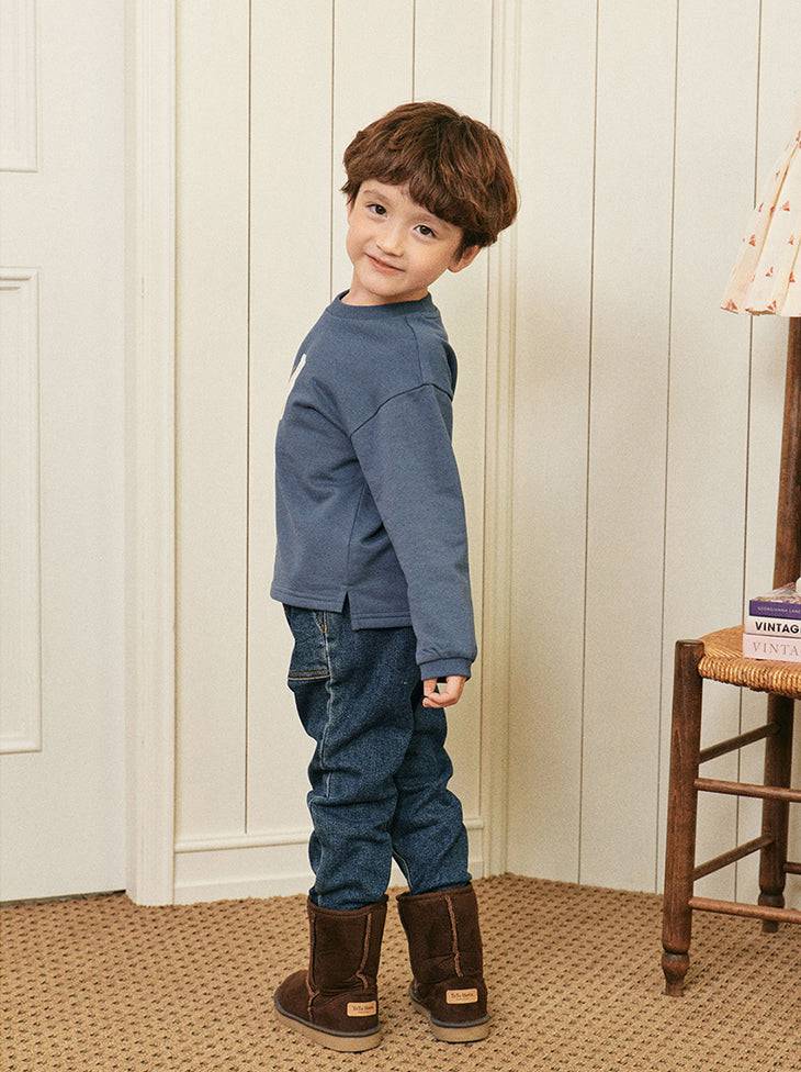 Ray Baggy Wide Pocket Denim Pants-Pants - Kids-ToTo Heros-ToTo Heros l Premium Children's Clothing