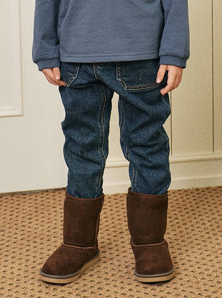 Ray Baggy Wide Pocket Denim Pants-Pants - Kids-ToTo Heros-ToTo Heros l Premium Children's Clothing