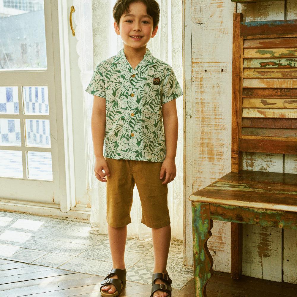 Relaxed Fit Pull-On Clam Digger Shorts-Shorts - Kids-ToTo Heros-