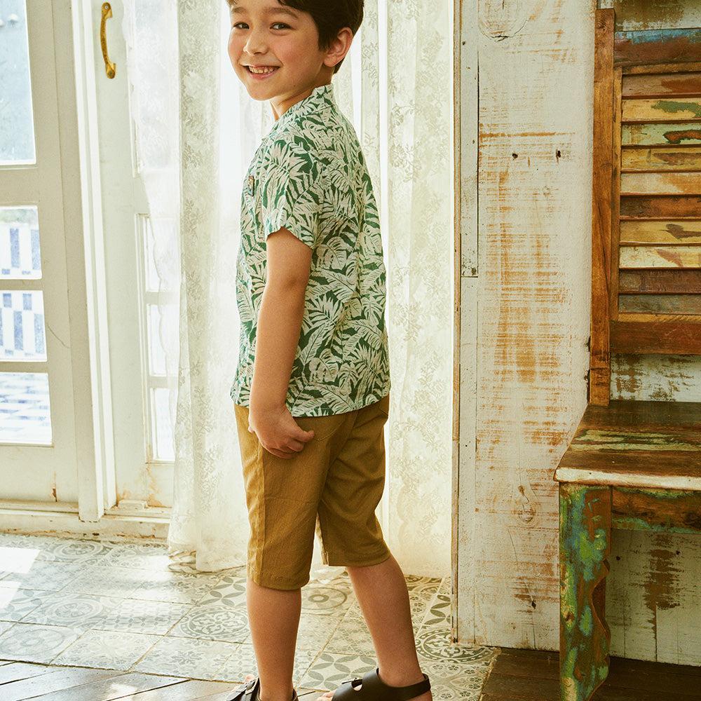Relaxed Fit Pull-On Clam Digger Shorts-Shorts - Kids-ToTo Heros-