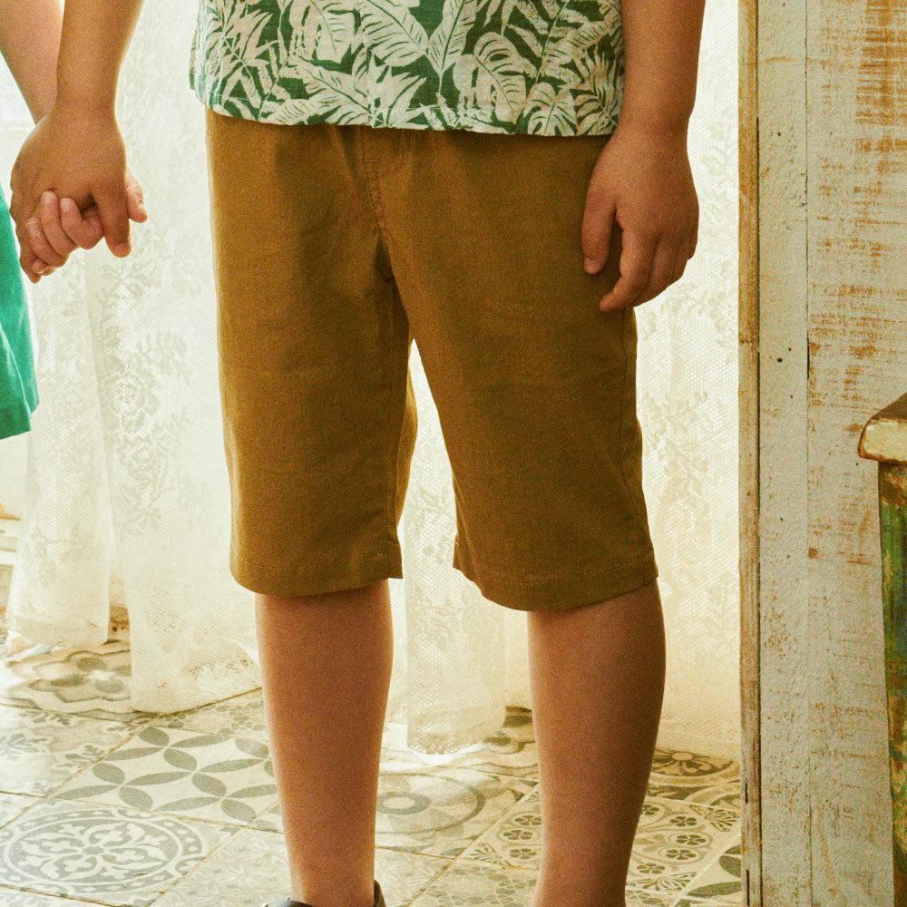 Relaxed Fit Pull-On Clam Digger Shorts-Shorts - Kids-ToTo Heros-