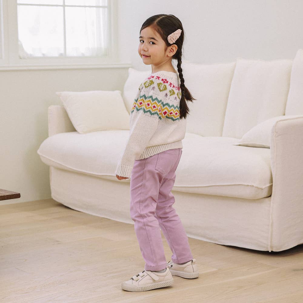 Simone Slim Straight Pants-Pants - Kids-ToTo Heros-ToTo Heros l Premium Children's Clothing