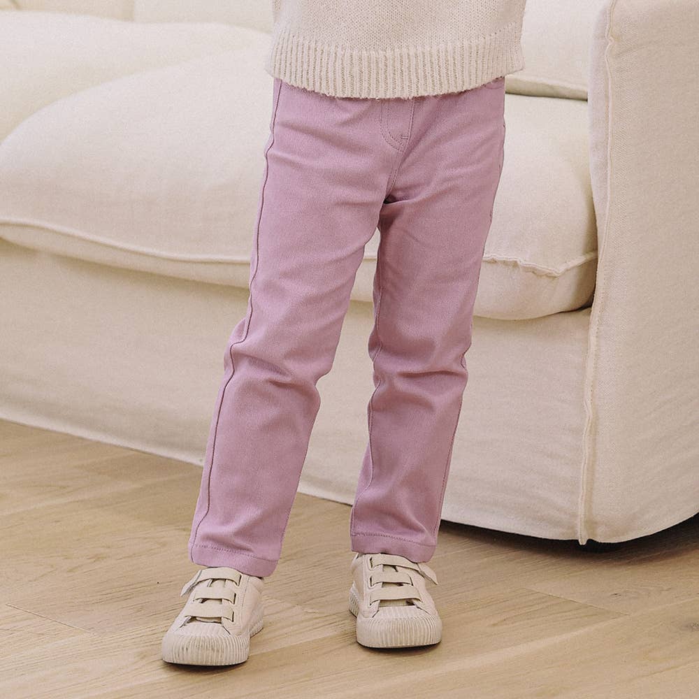 Simone Slim Straight Pants-Pants - Kids-ToTo Heros-ToTo Heros l Premium Children's Clothing