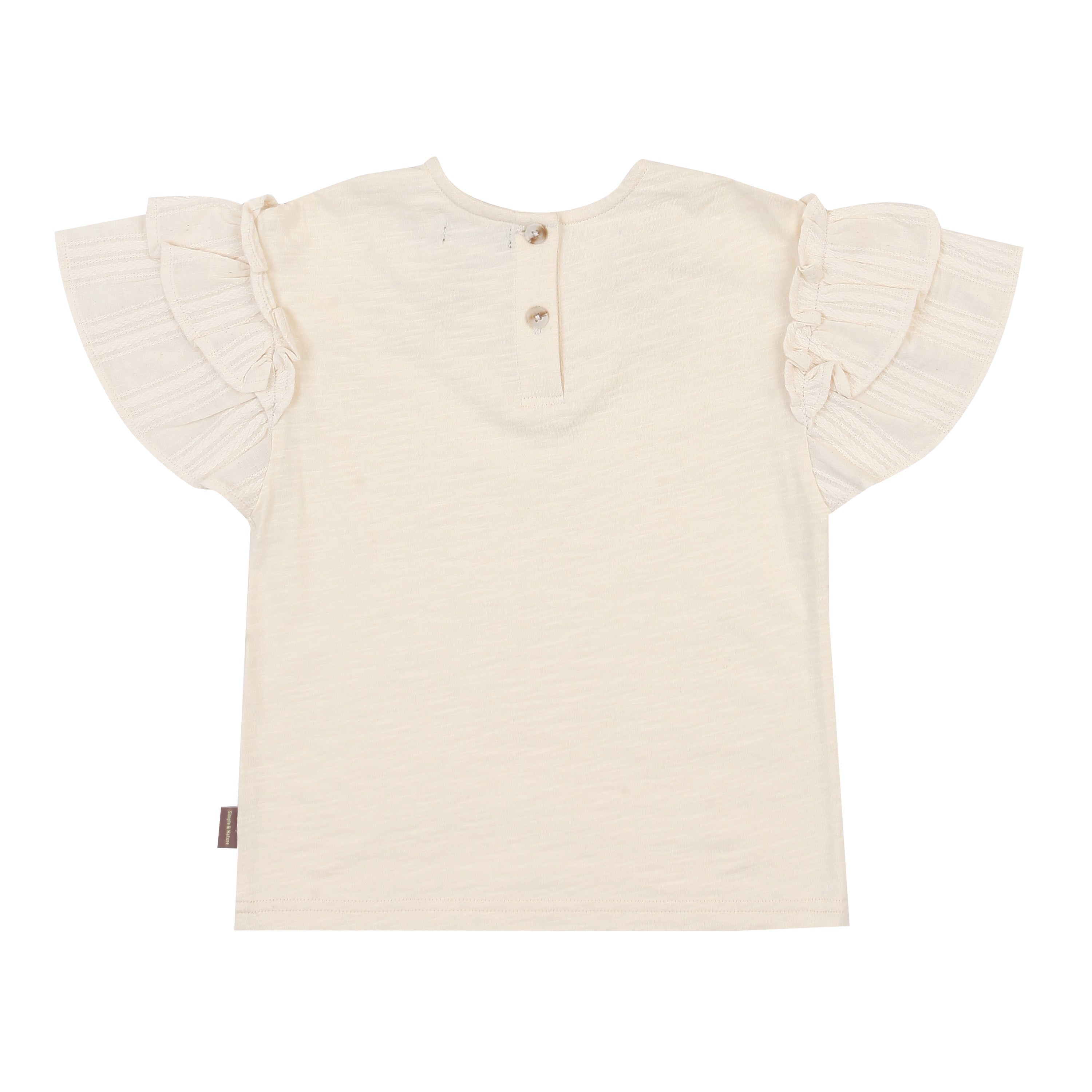 Square Neck Tiered Wide Sleeve T-Shirt-T-Shirt - Kids-ToTo Heros-
