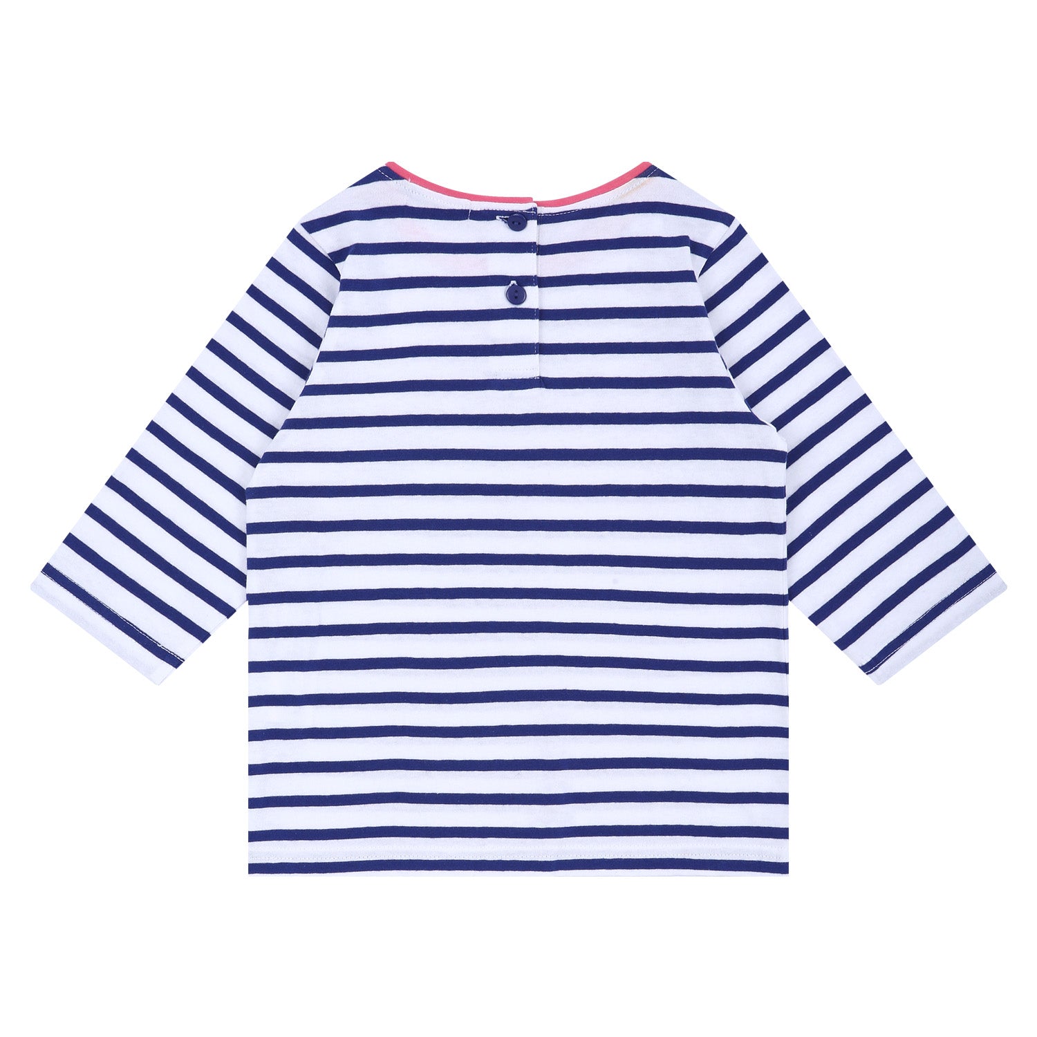 Striped Elbow Sleeve Thread Embellishment T-Shirt-T-Shirt - Kids-ToTo Heros-