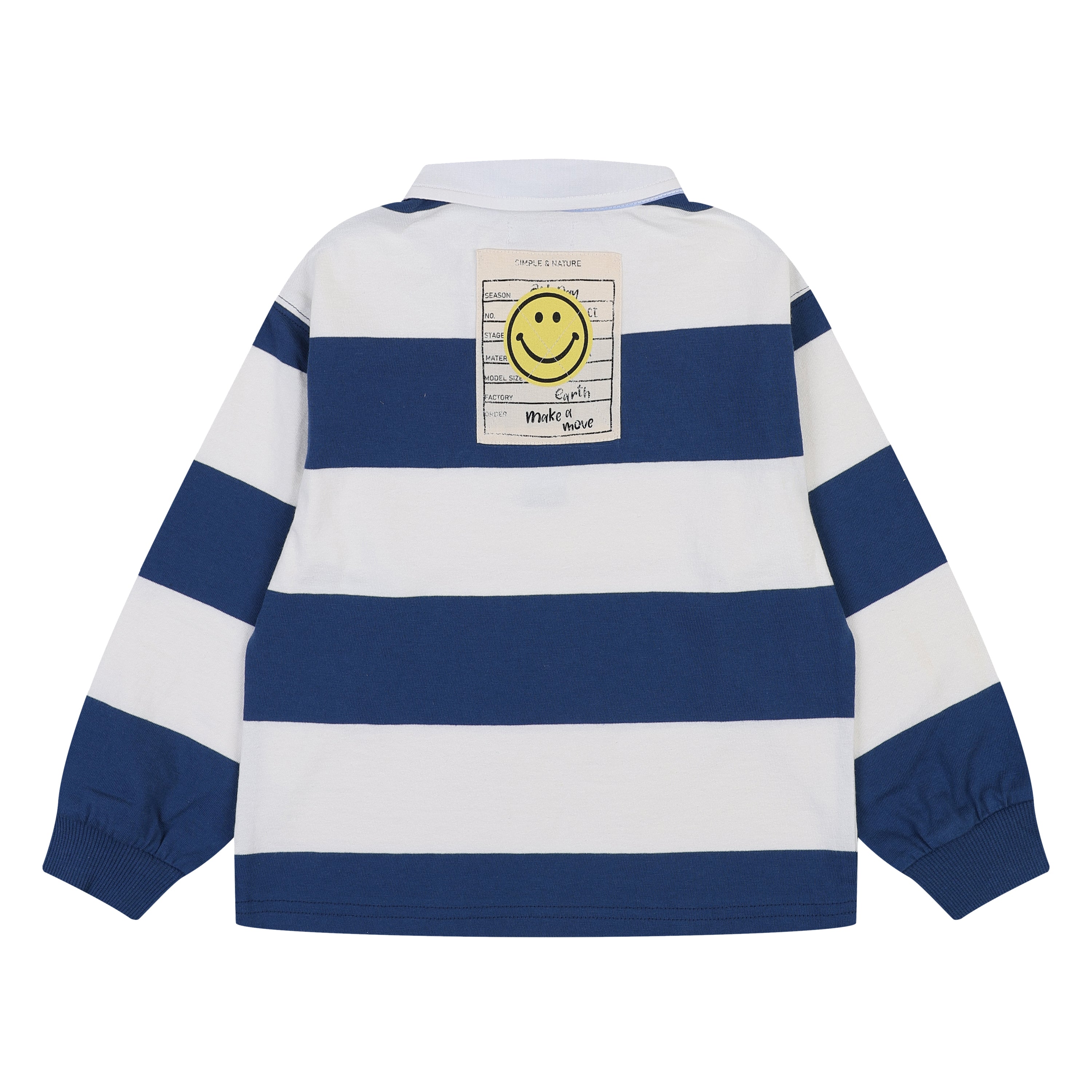 Striped Rugby Polo T-Shirt-T-Shirt - Kids-ToTo Heros-ToTo Heros l Premium Children's Clothing